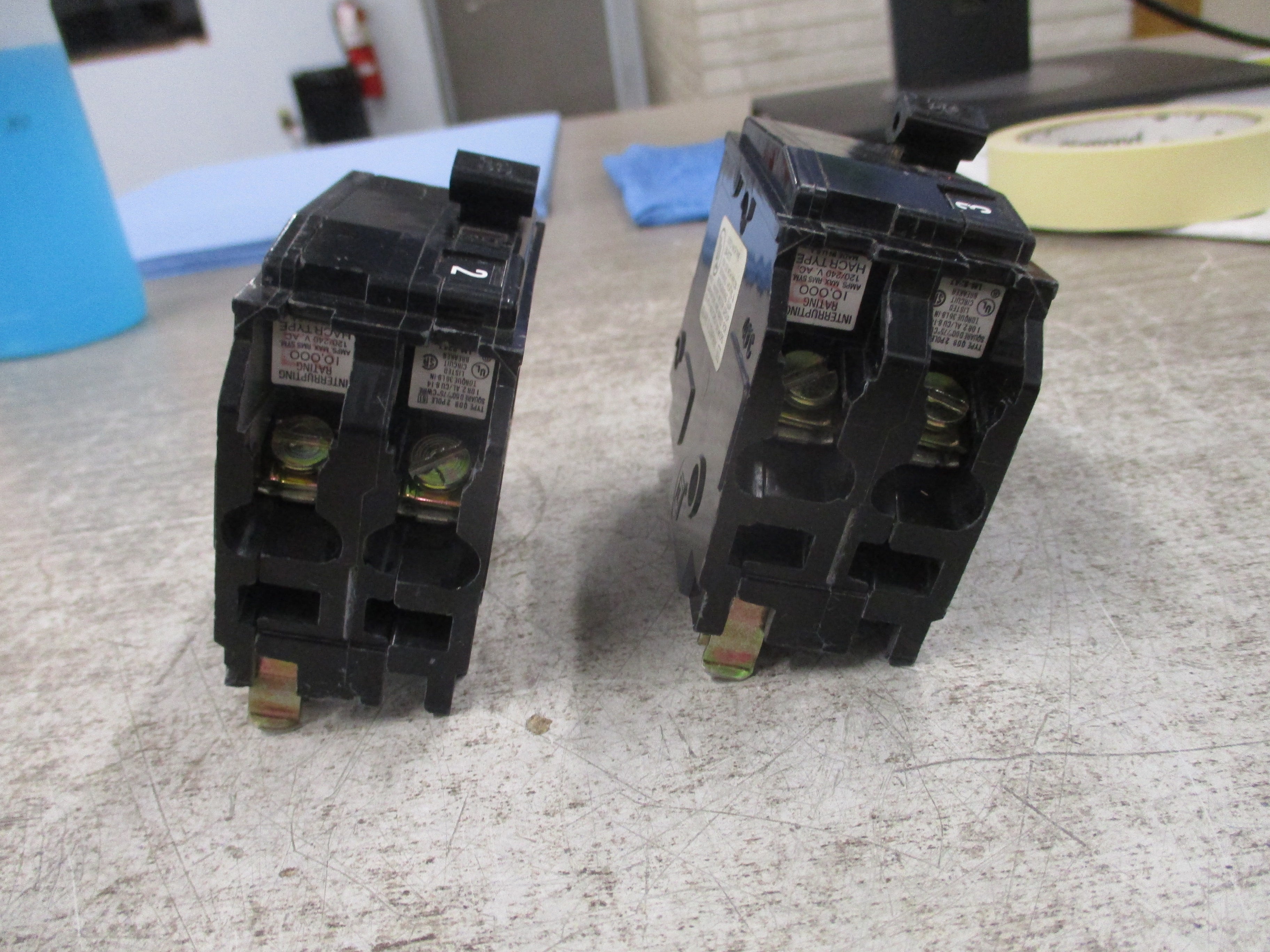 Square D Bolt-on Circuit Breaker QOB230 30A 120/240V 2P *Lot of 2* Used