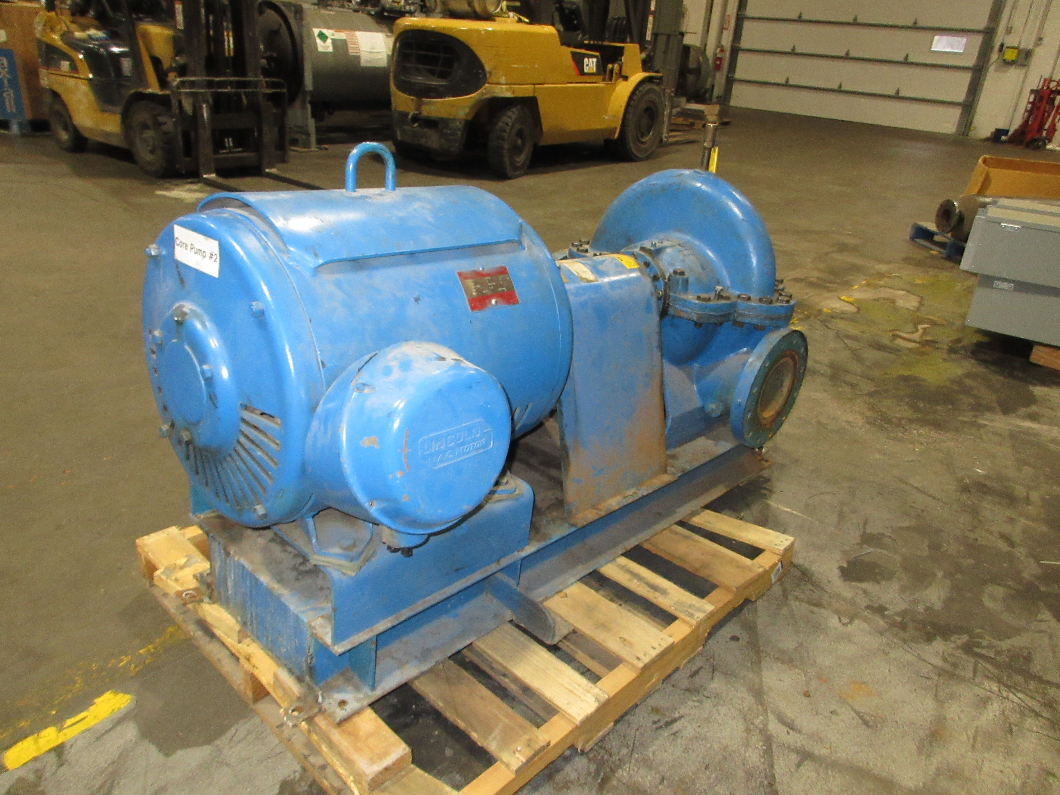 Paco Pump 29-60162750001A02-3 125HP 1770RPM 2100GPM 165TDH 230/460V 3Ph Used