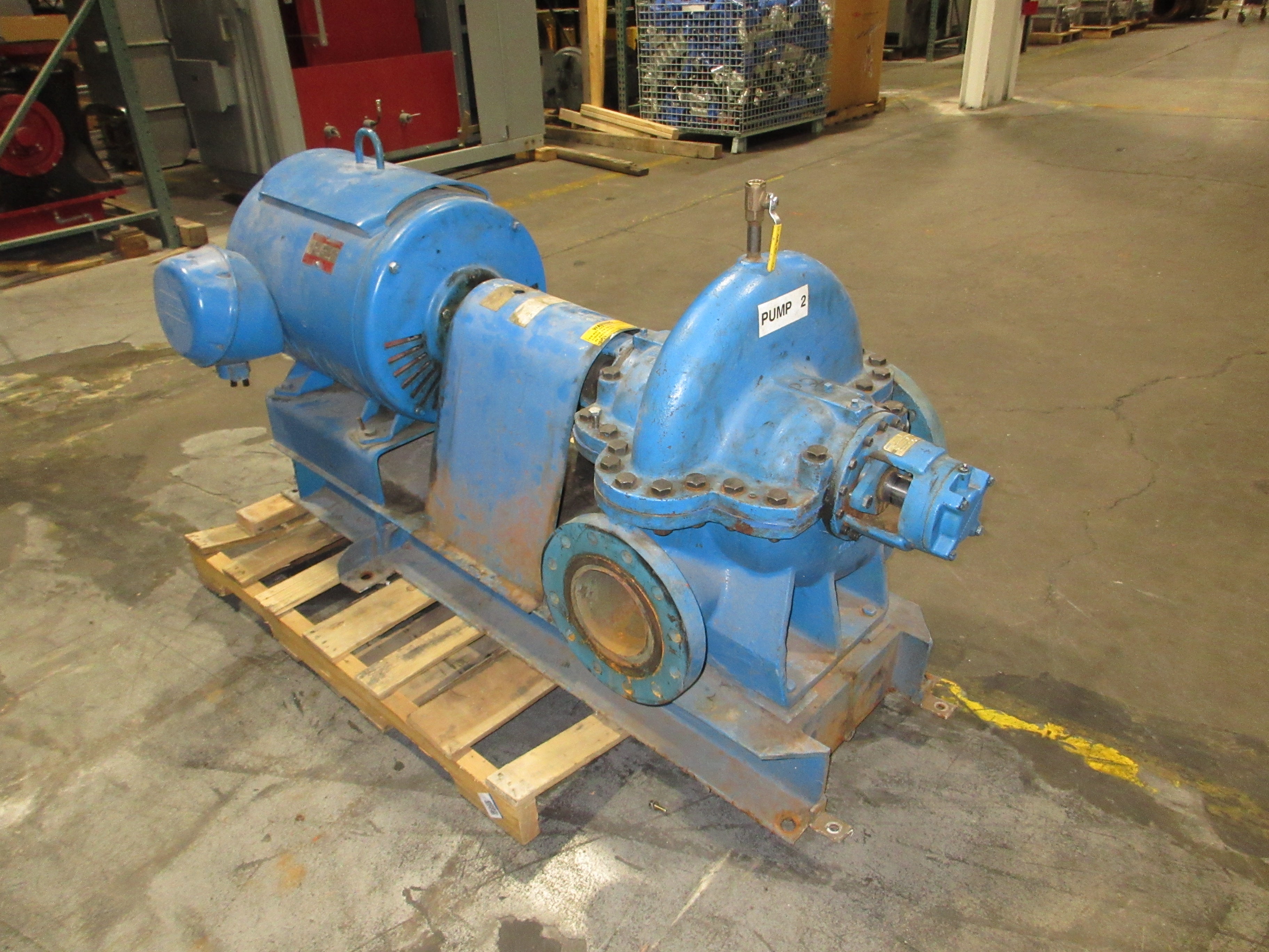 Paco Pump 29-60162750001A02-3 125HP 1770RPM 2100GPM 165TDH 230/460V 3Ph Used