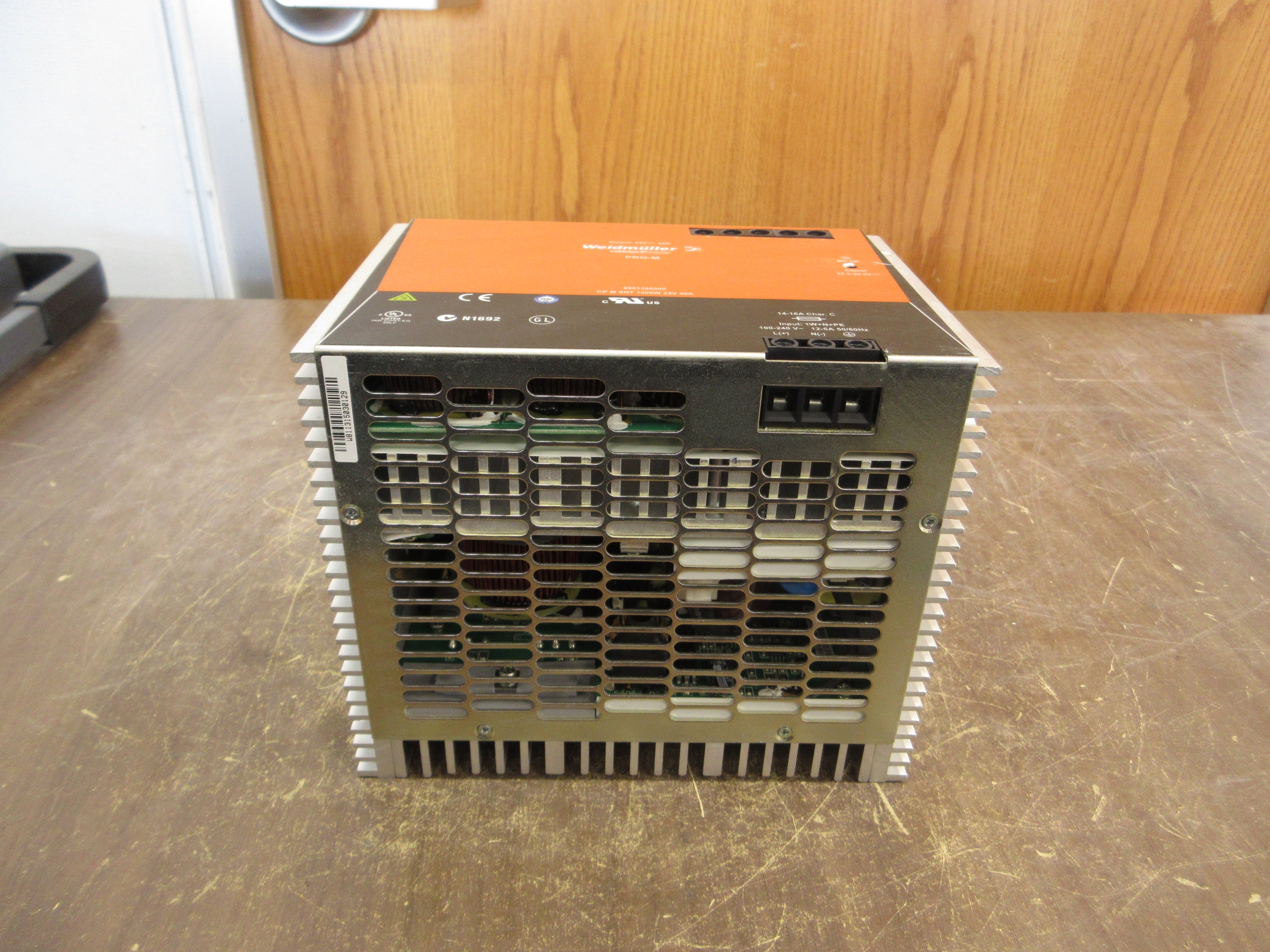 Weidmuller Pro-M Power Supply 8951380000 1000W Output: 24VDC 40A Used