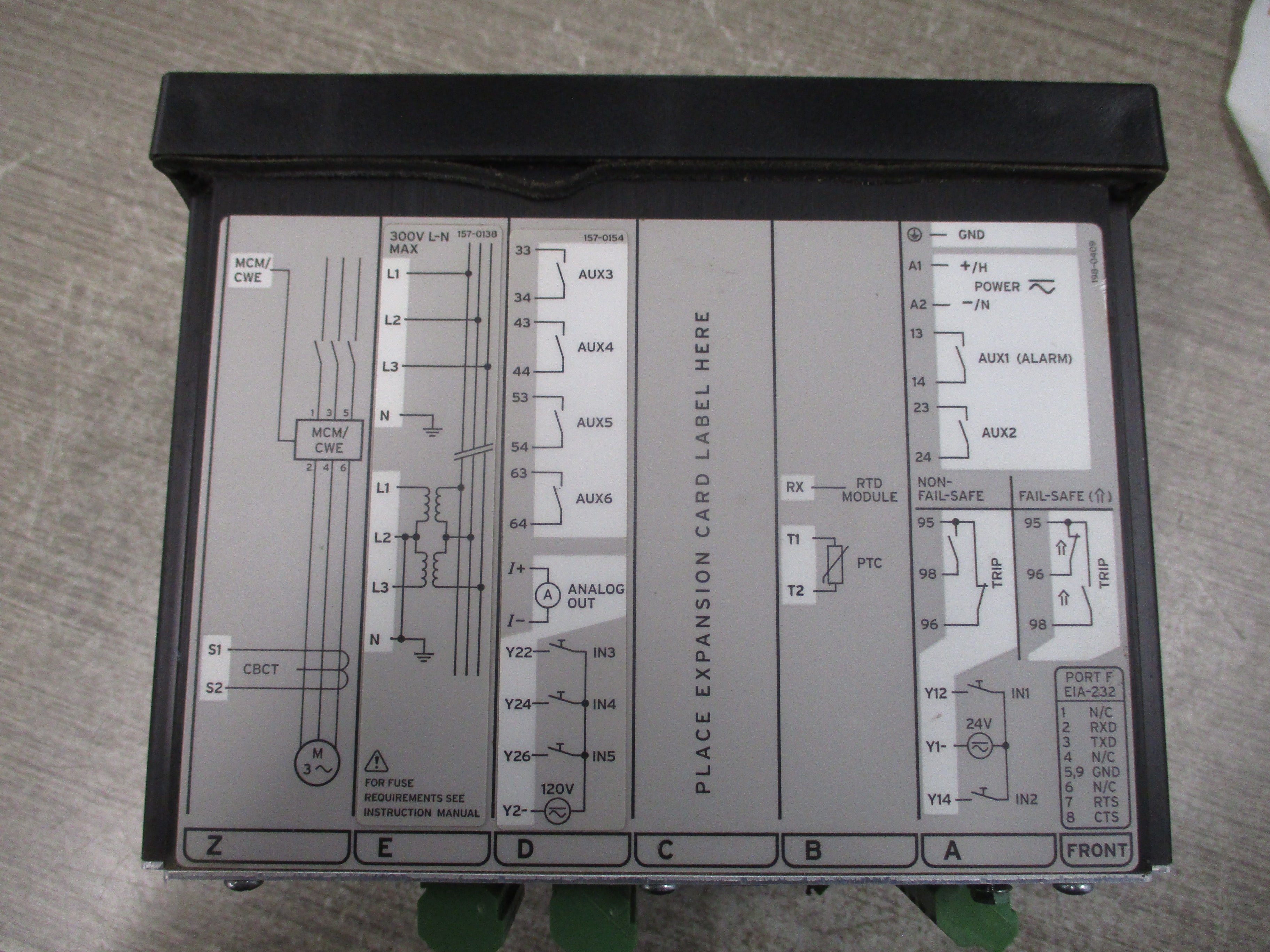 Allen-Bradley Modular Protection System 825-P* Ser. A 110-250VDC 110-240VAC Used