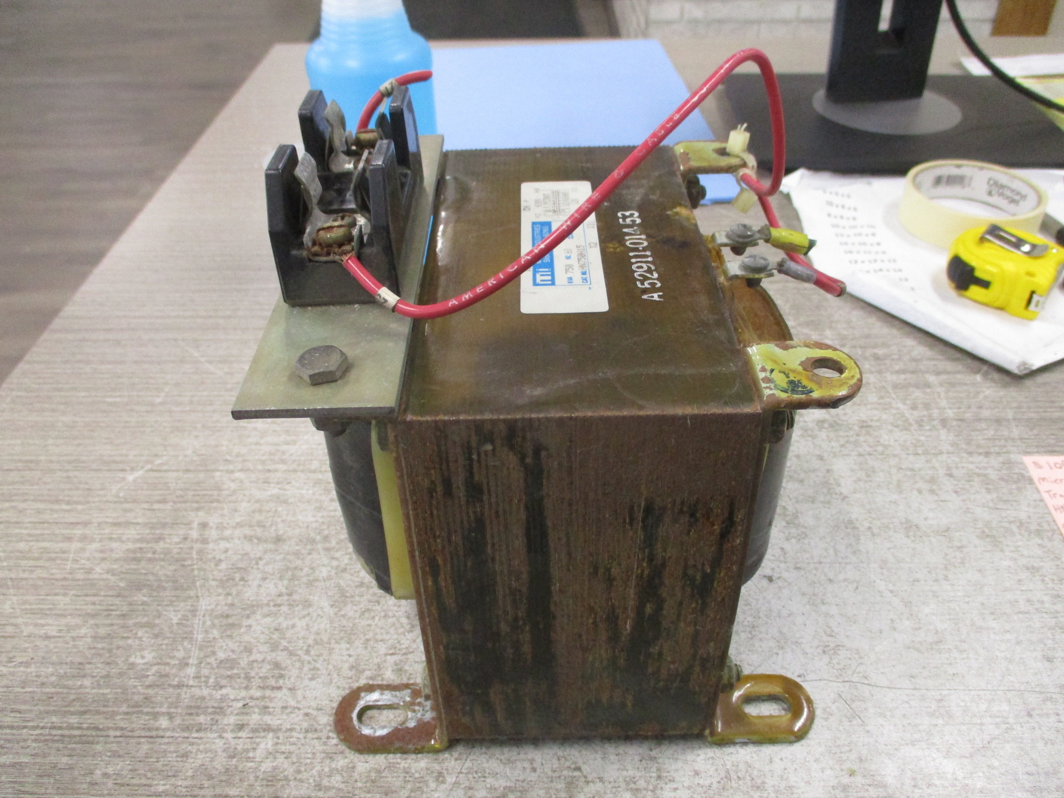 Micron Transformer HN750H15 0.750KVA Pri: 4200V Sec: 120V 60Hz Used