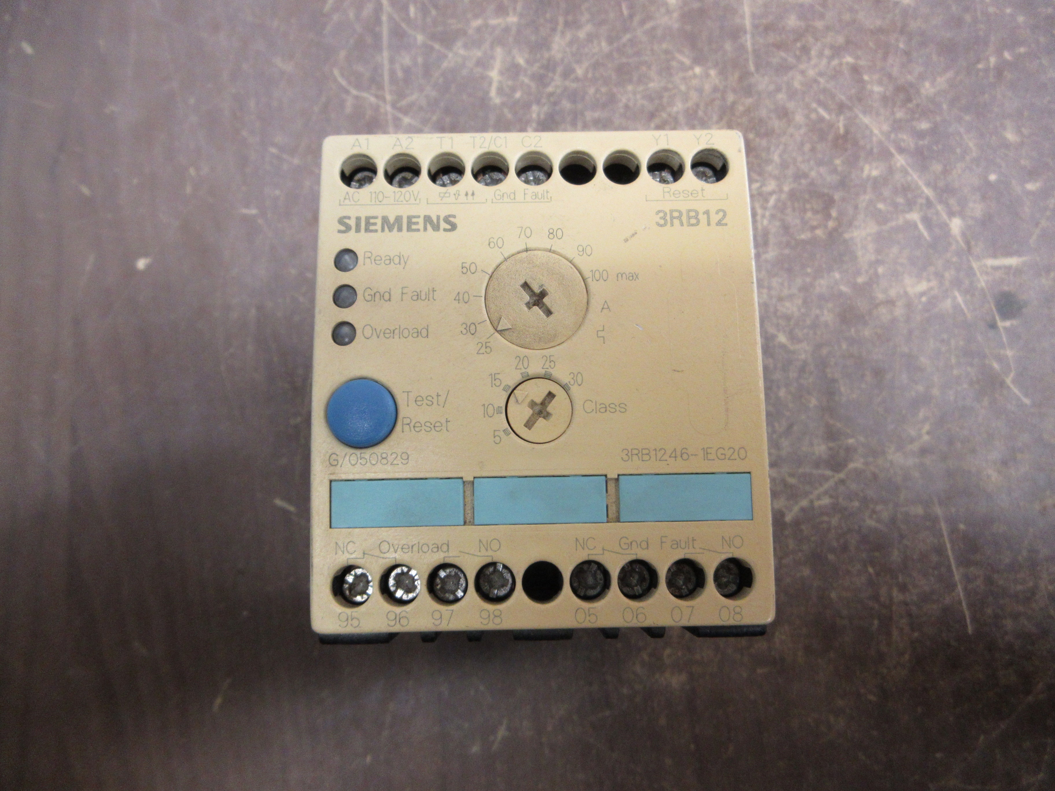 Siemens Solid State Overload 3RB1246-1EG20 Trip: 25-100A Used