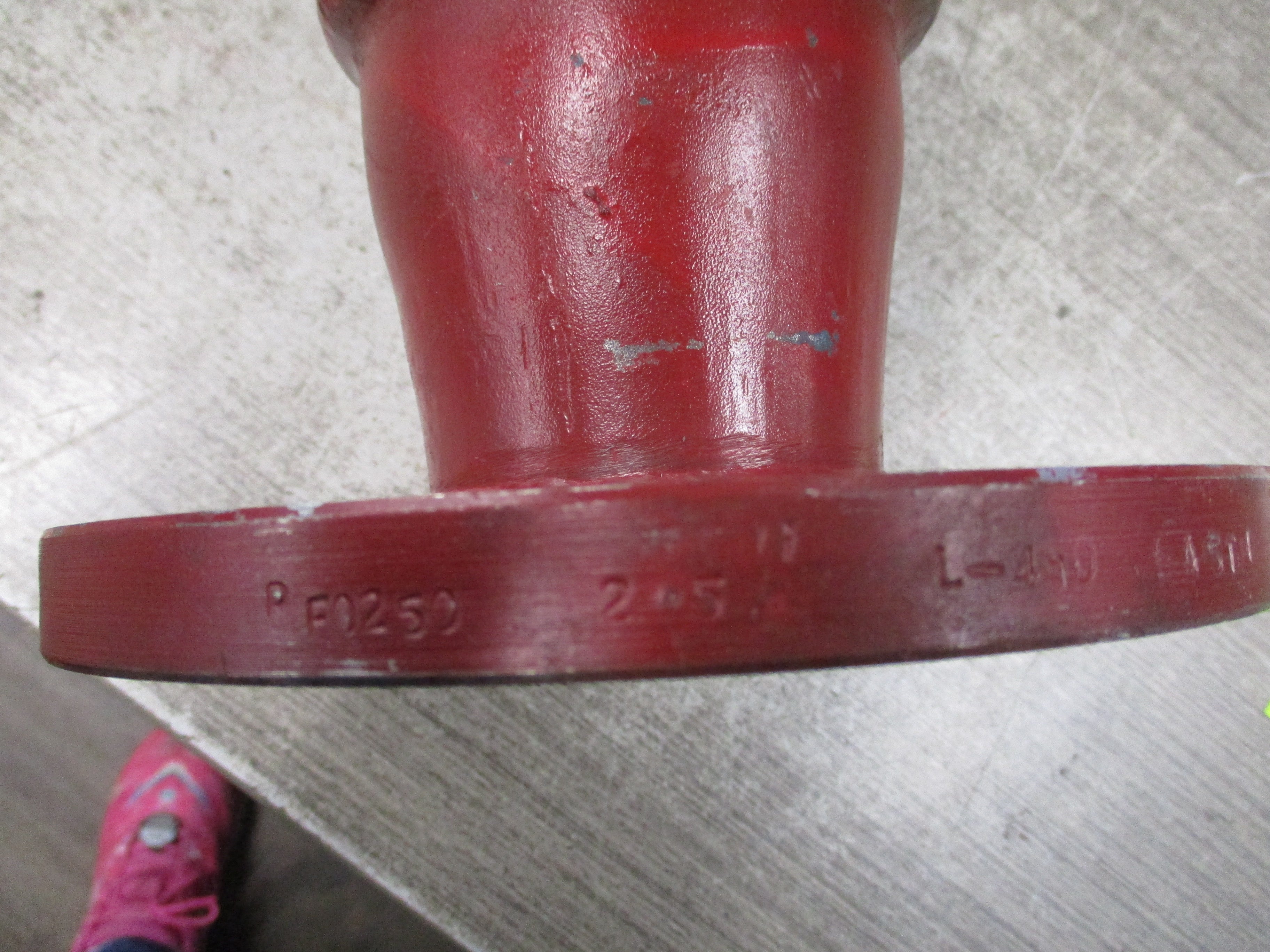 Misc. Brand Flexible Conduit PF0250 L-490 Size: 2.5" Length: 12" Used