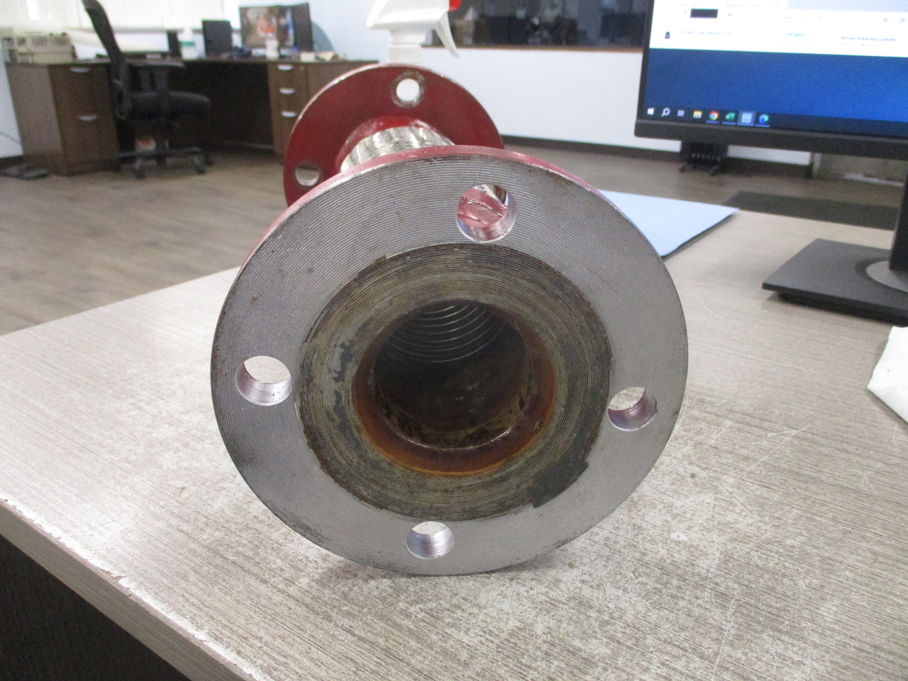 Misc. Brand Flexible Conduit PF0250 L-490 Size: 2.5" Length: 12" Used