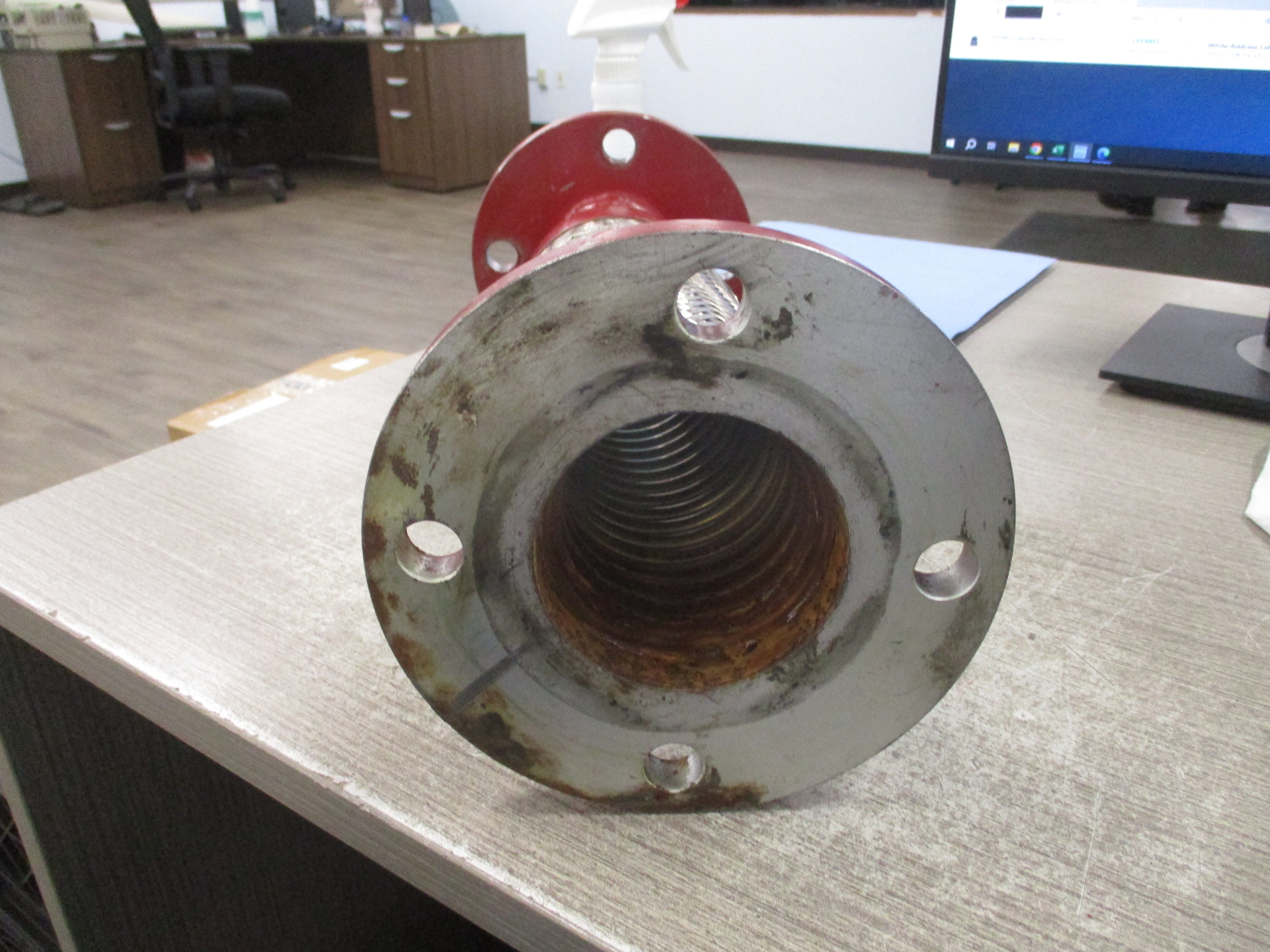 Misc. Brand Flexible Conduit PF0250 L-490 Size: 2.5" Length: 12" Used