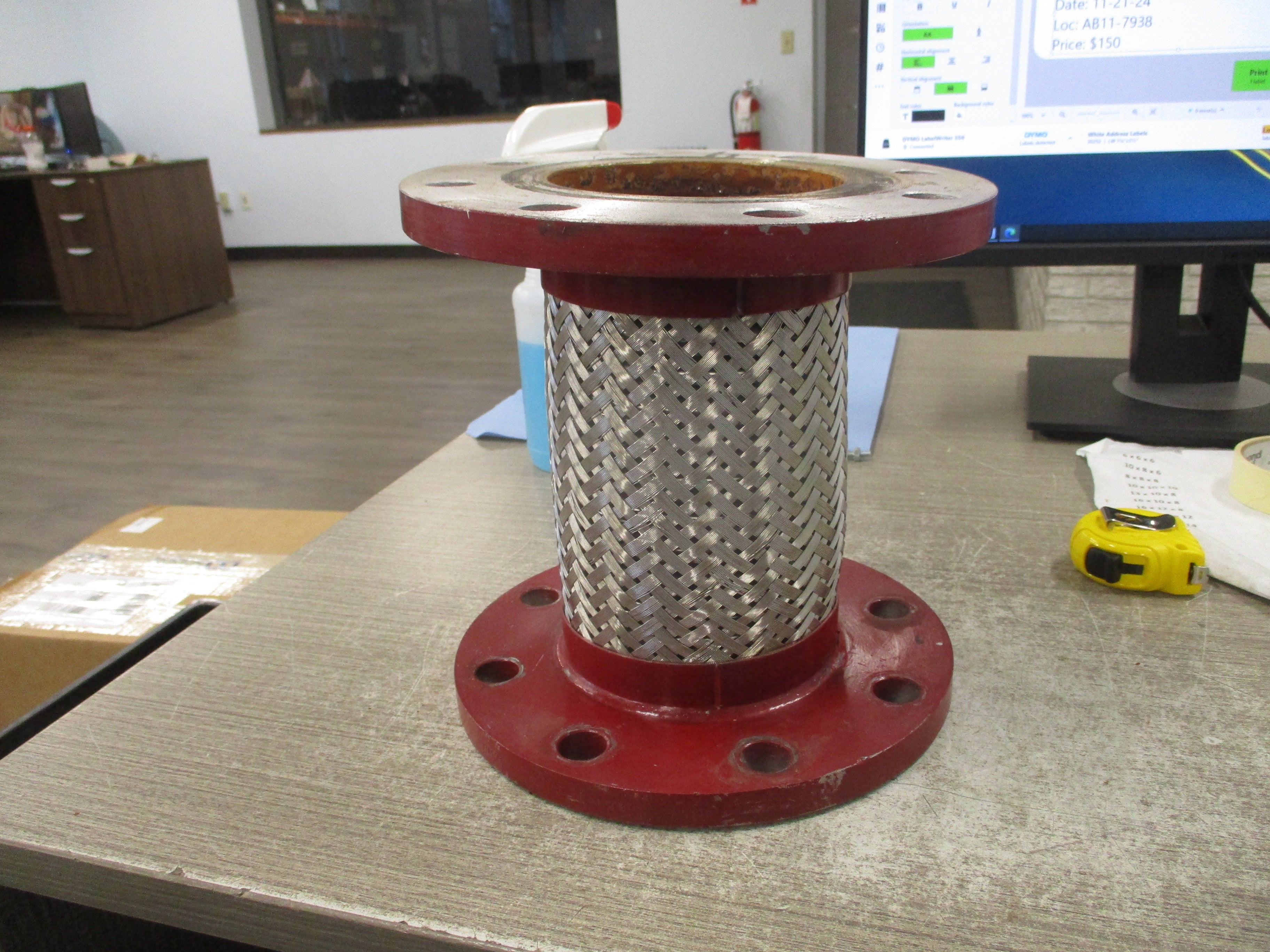 Misc. Brand Flexible Conduit PF0400 L-525 Size: 4" Length: 8" Used