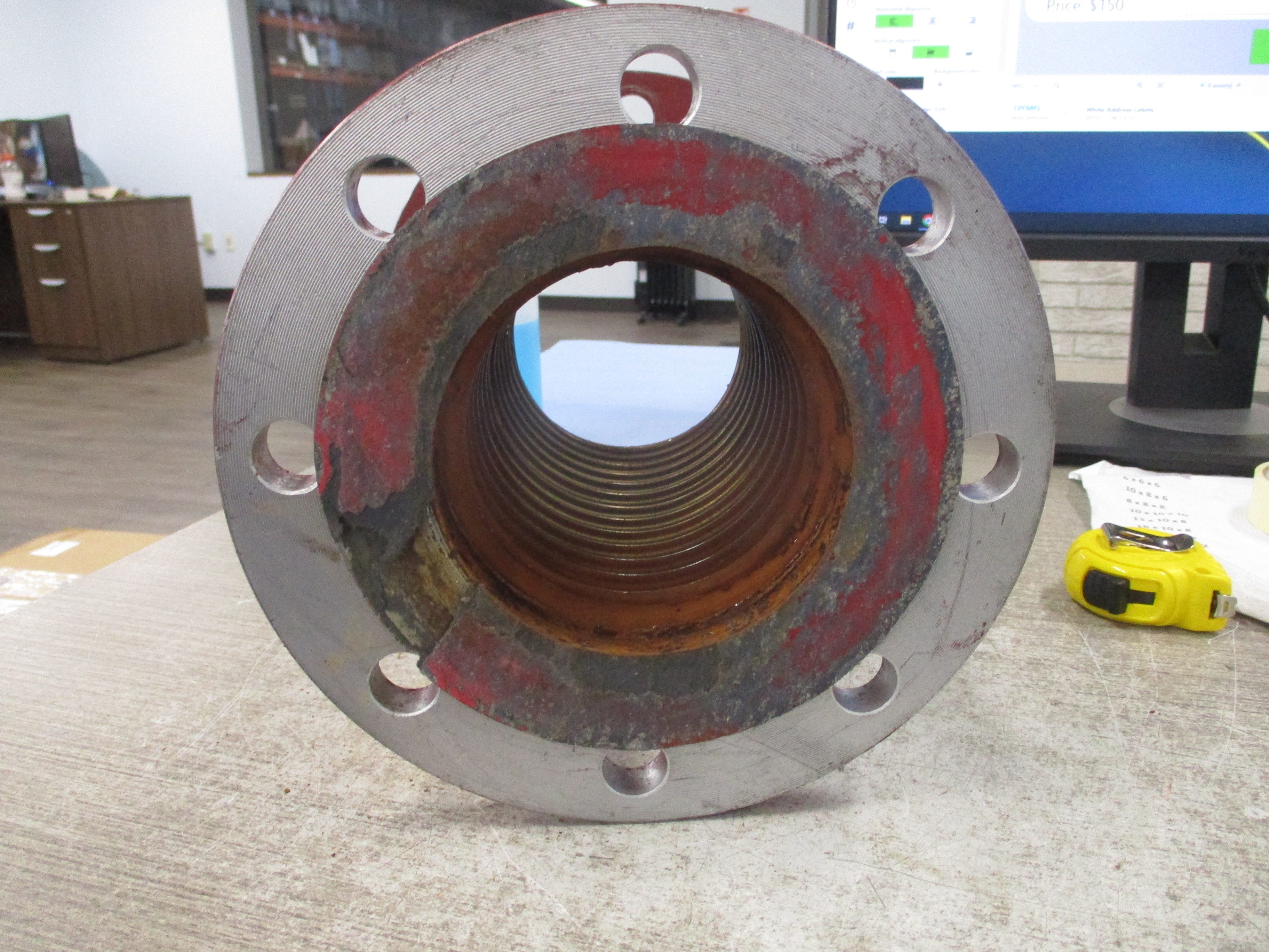 Misc. Brand Flexible Conduit PF0400 L-525 Size: 4" Length: 8" Used