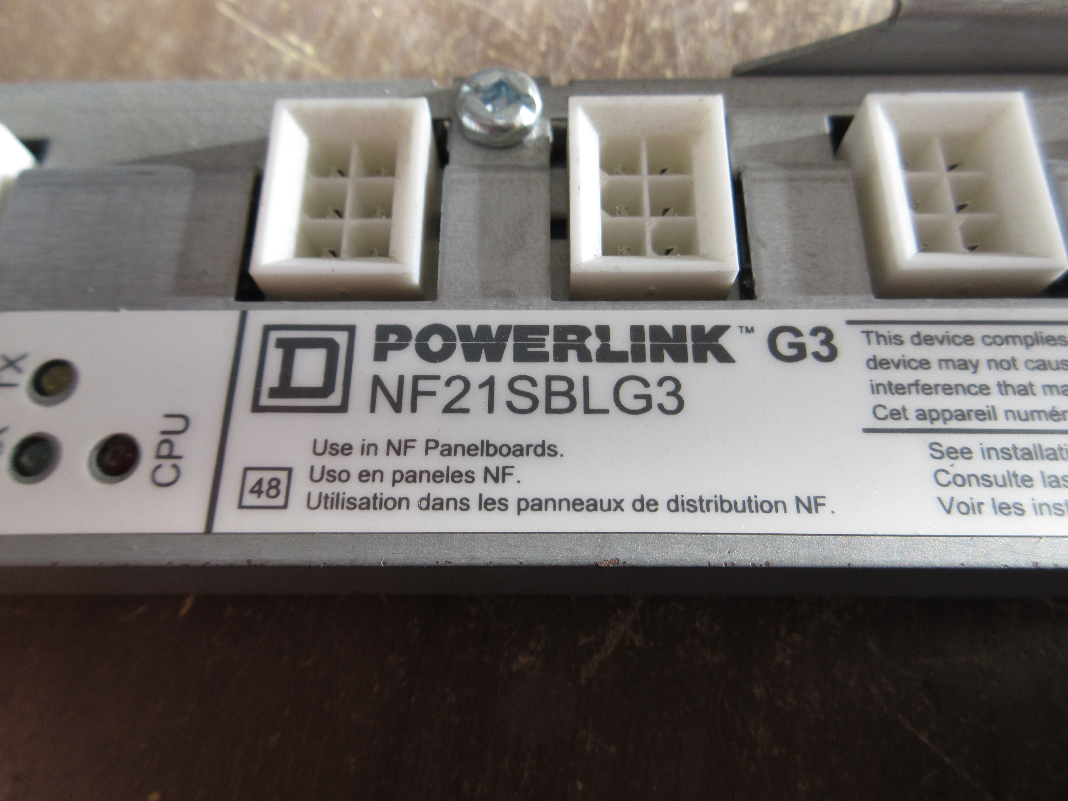 Square D PowerlinkG3 Control Bus NF21SBLG3 Used