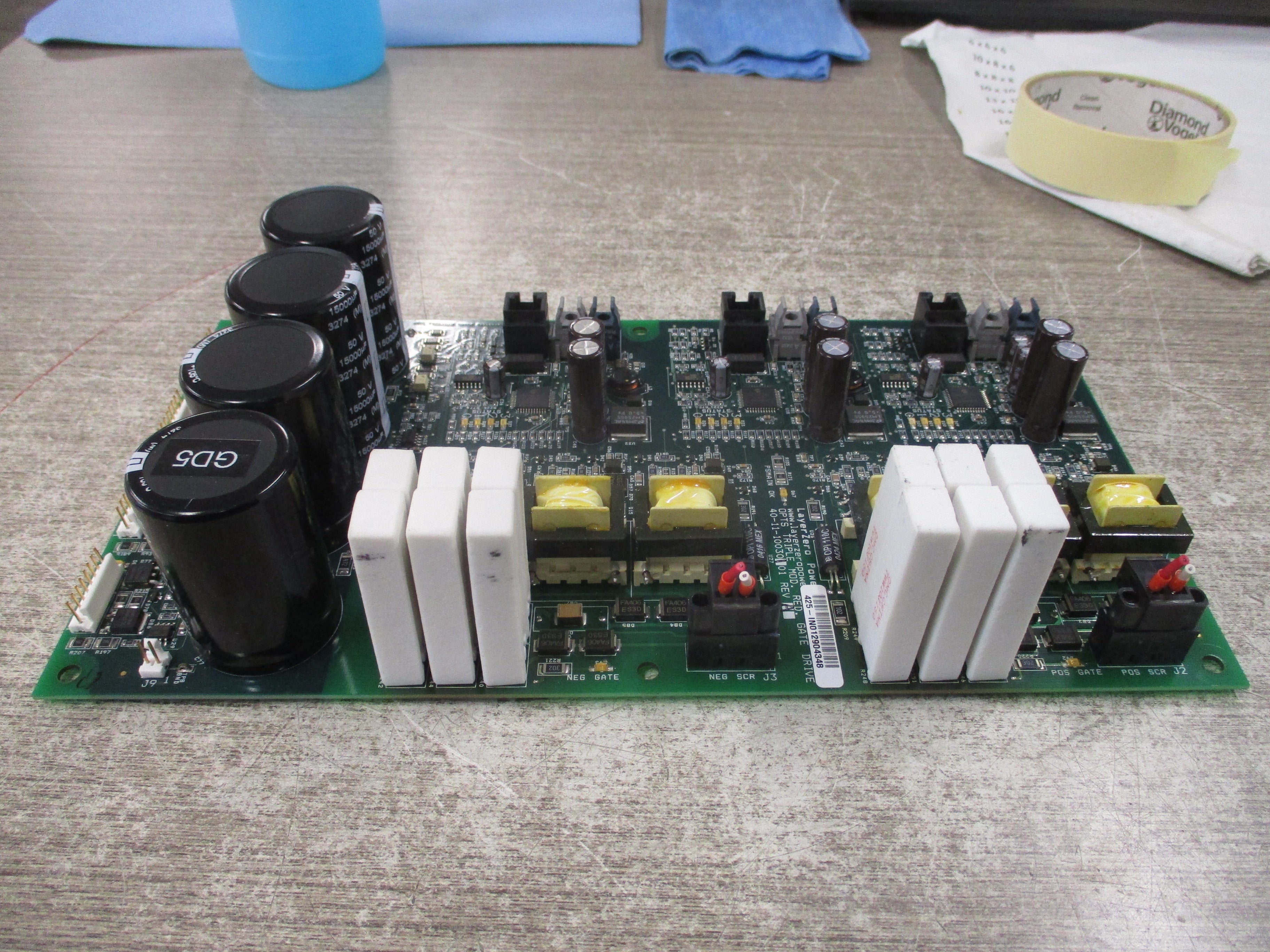 LayerZero OPTS Triple Mod. Red. Gate Drive Board 40-11-10030101 Rev. A Used