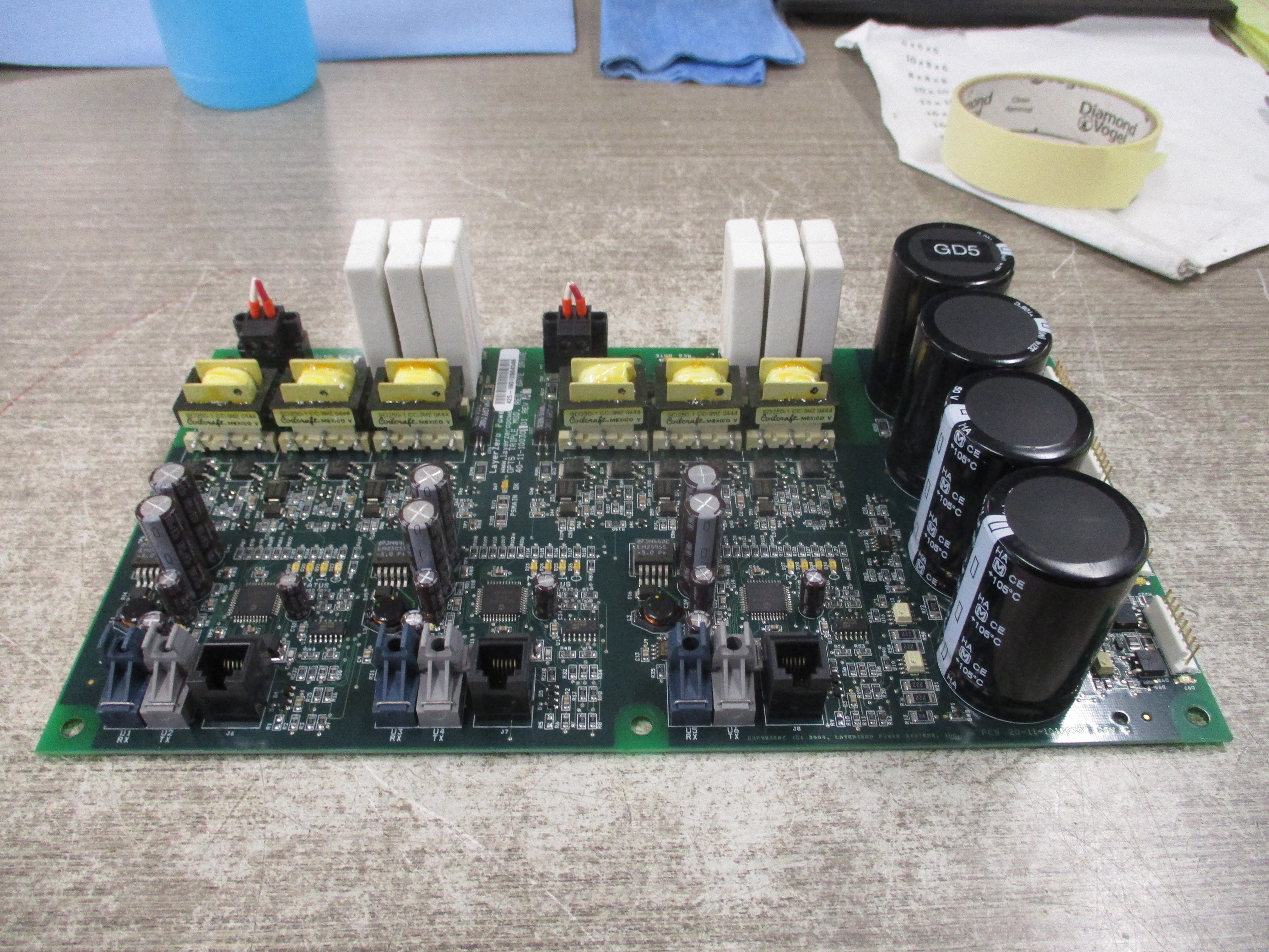 LayerZero OPTS Triple Mod. Red. Gate Drive Board 40-11-10030101 Rev. A Used