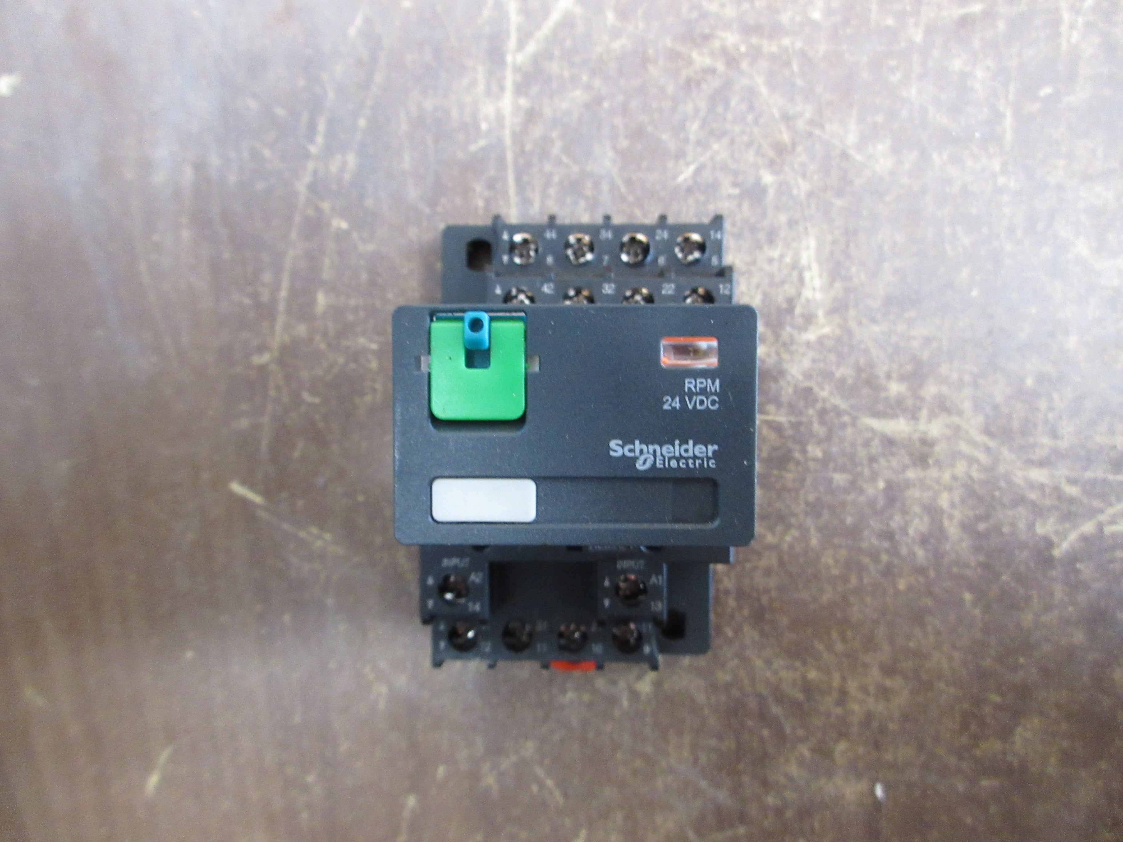Schneider Electric Relay RPM41BD 24VDC Coil w/ Base Used
