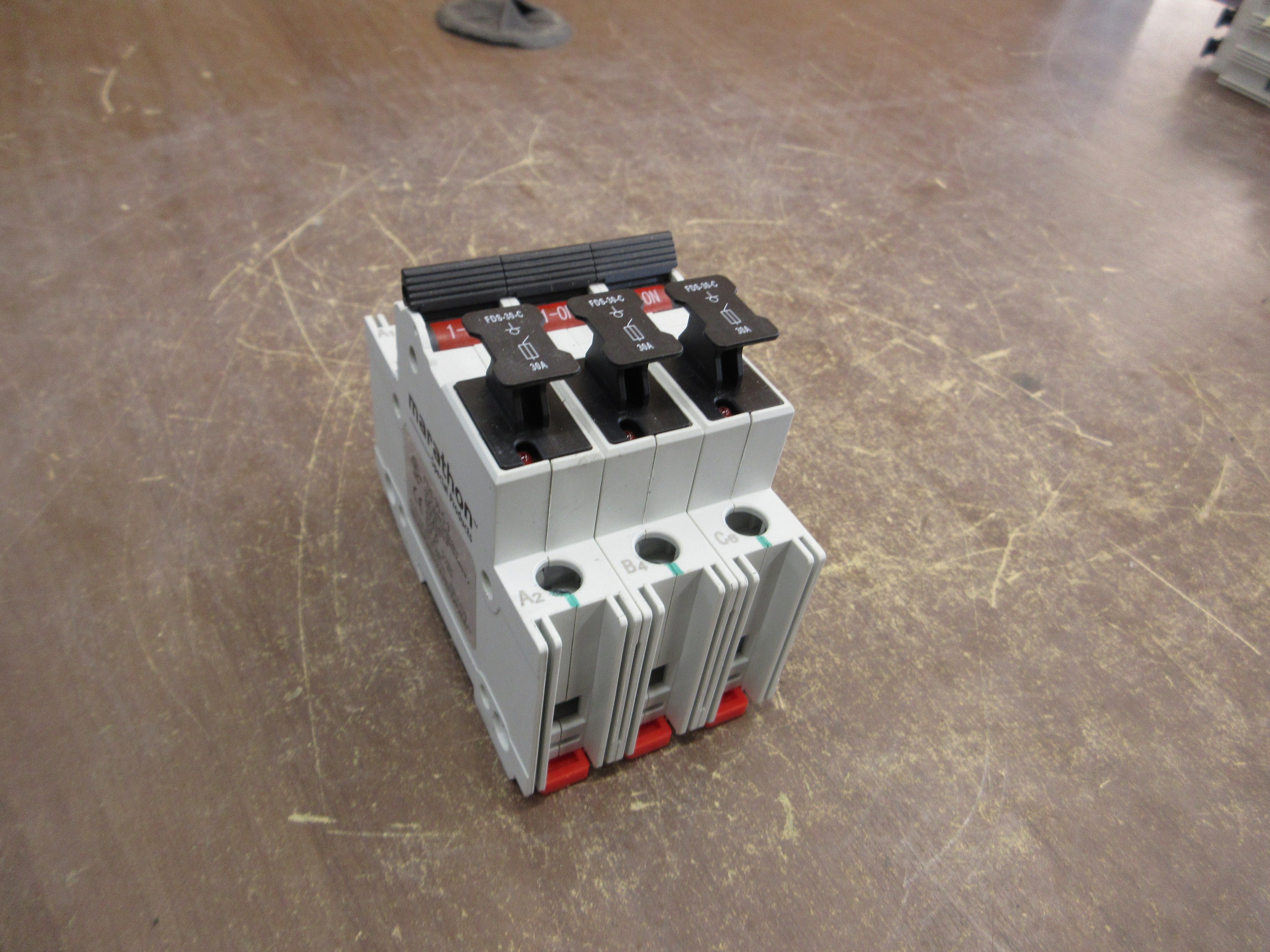 Marathon Fused Circuit Breaker FDS-30-C-3 30A 600V 3P Used