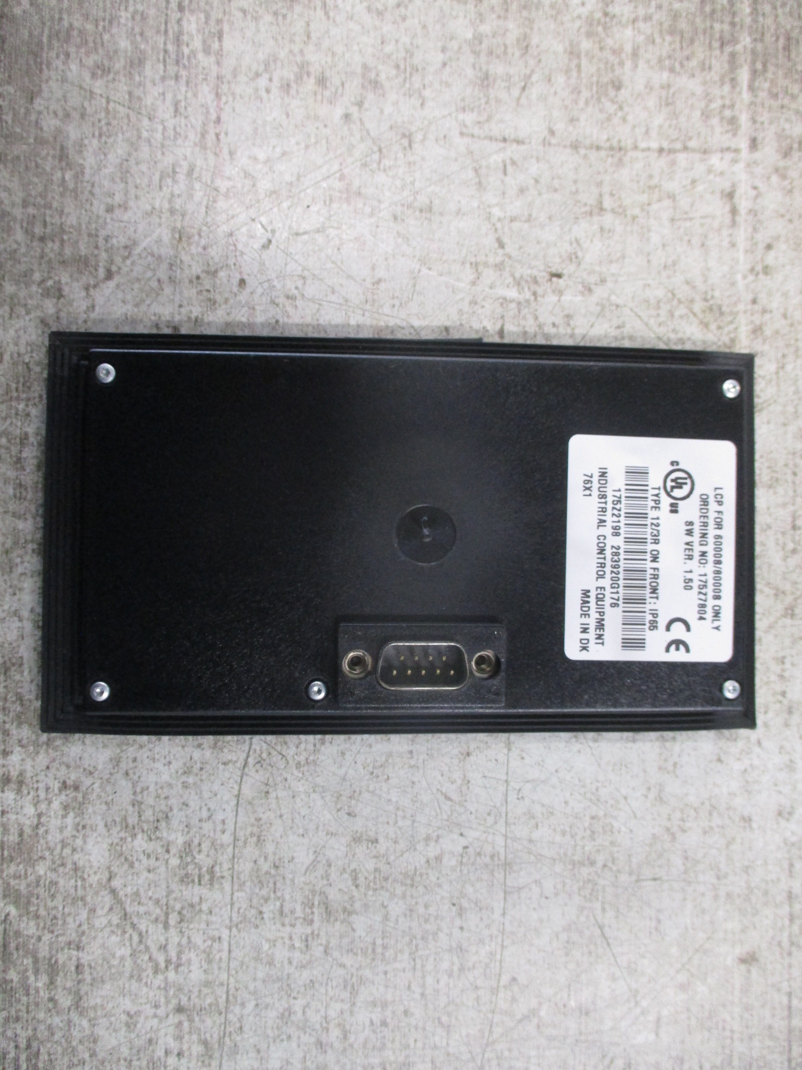 Danfoss Keypad 175Z7804 SW Ver. 1.50 For 60008/80008 Used