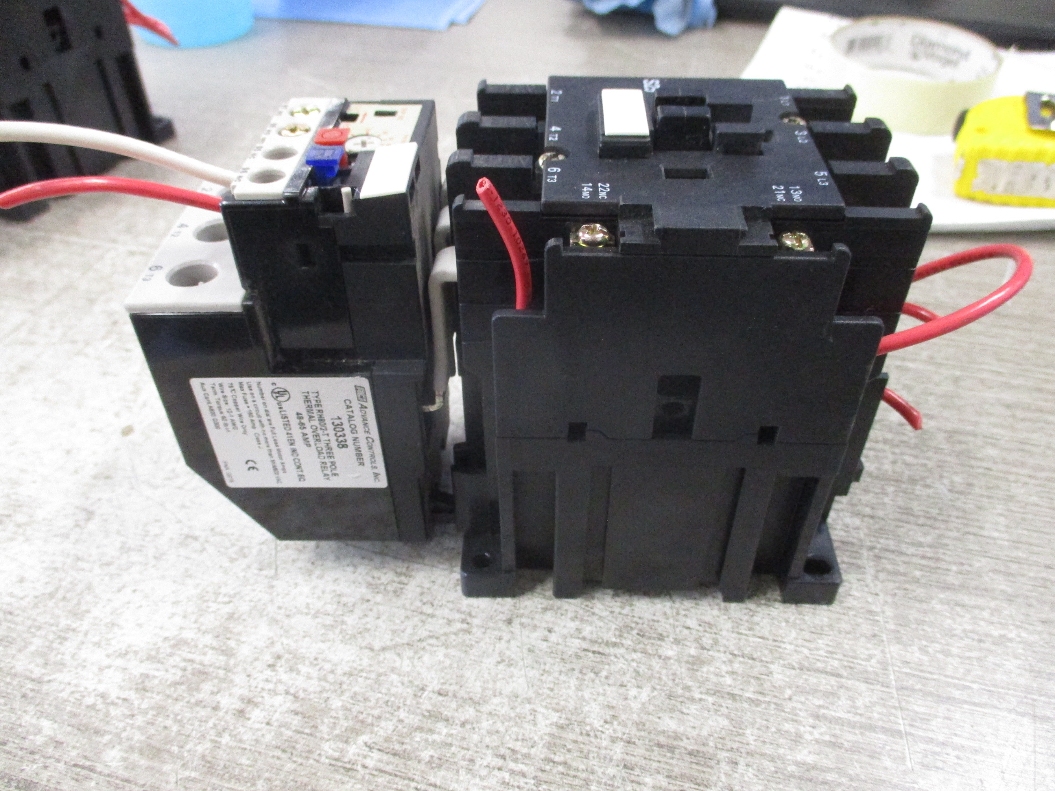 ACi Starter S25/130338 120V Coil Trip: 48-65A Used