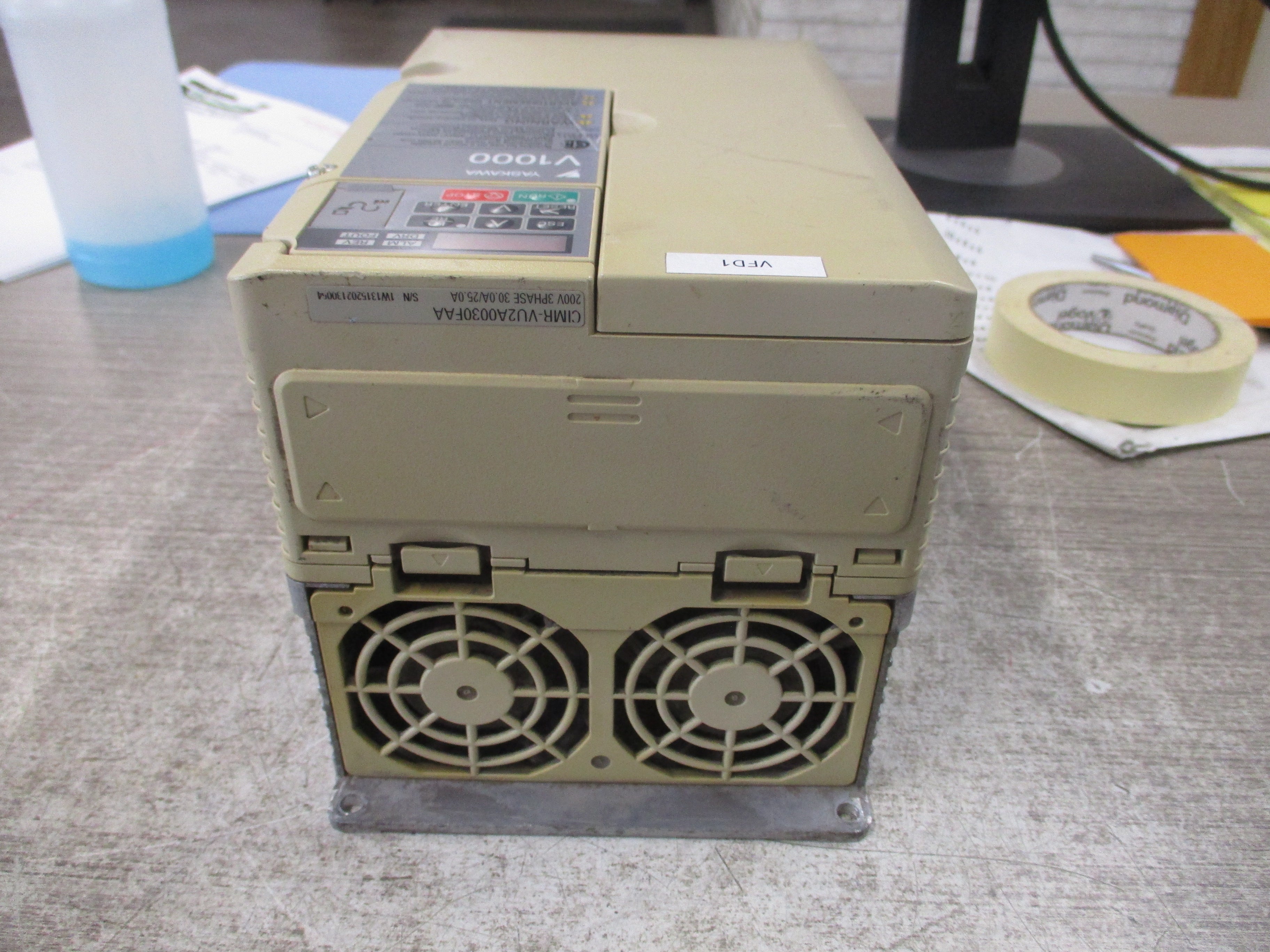 Yaskawa V1000 AC Drive CIMR-VU2A0030FAA 10HP 3Ph Input: AC3PH 200-240V 50/60Hz
