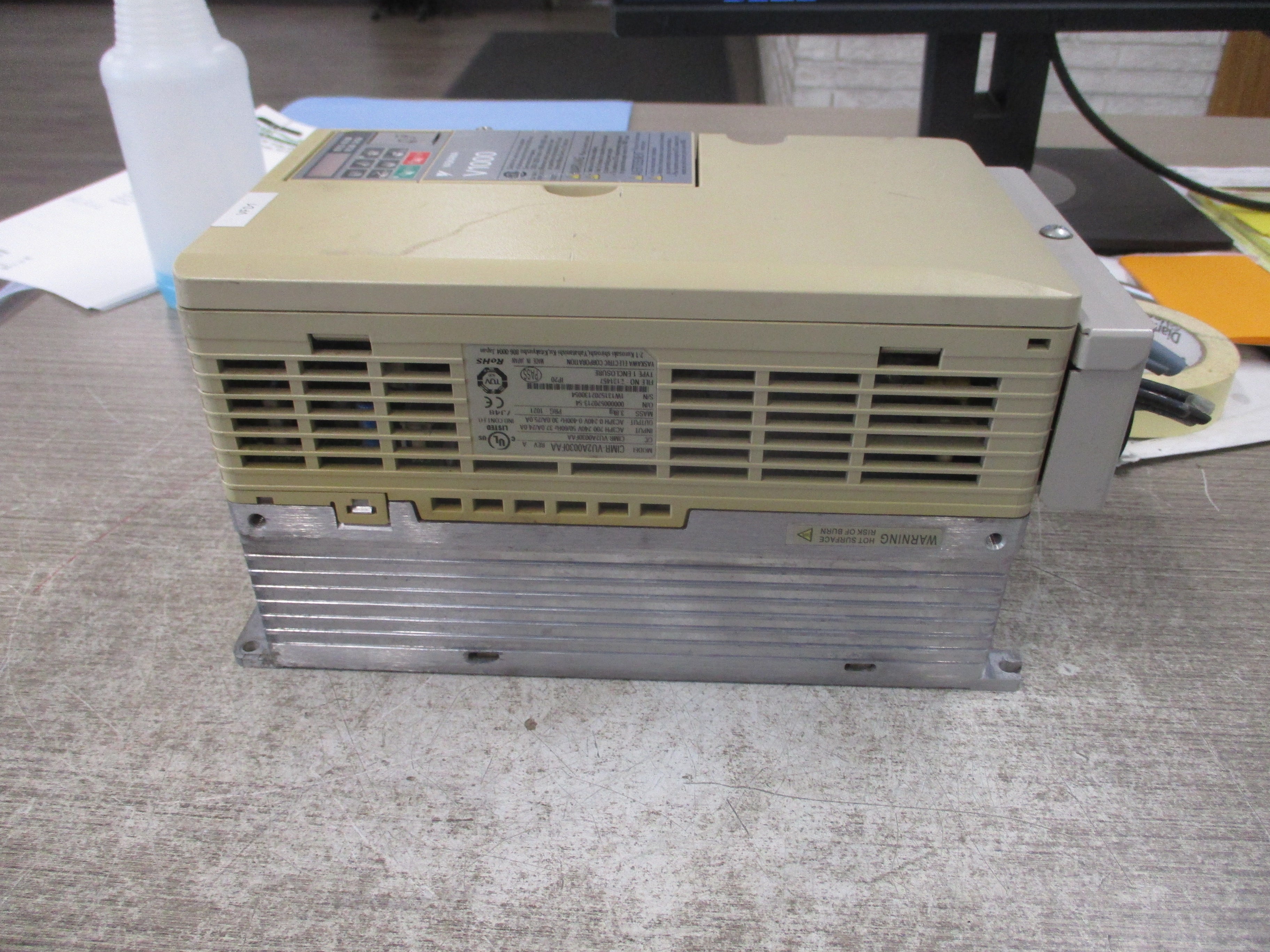Yaskawa V1000 AC Drive CIMR-VU2A0030FAA 10HP 3Ph Input: AC3PH 200-240V 50/60Hz