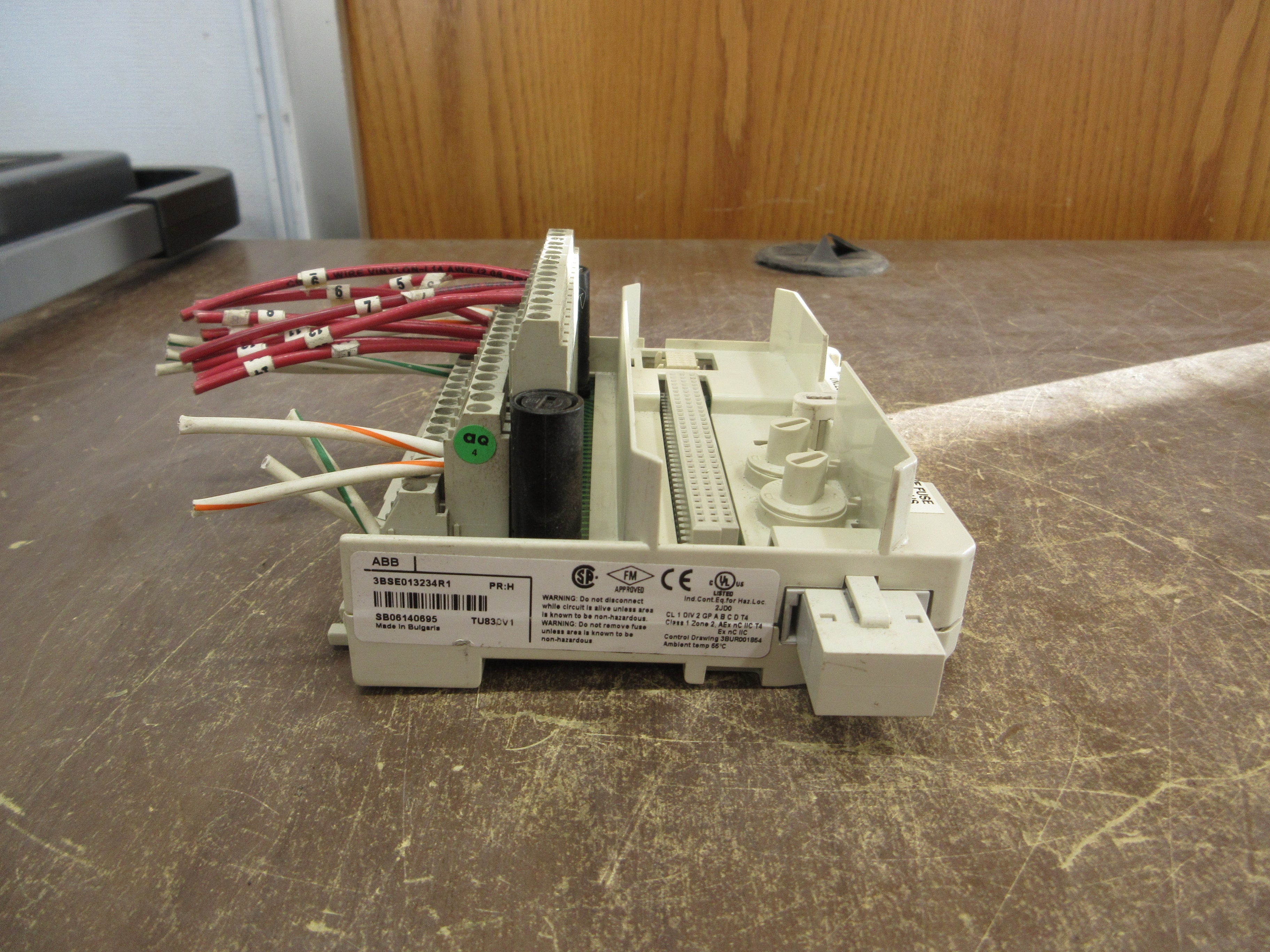 ABB TU830V1 Termination Unit Base 3BSE013234R1 PR:H 3BSE 008 538R1 Passive Unit