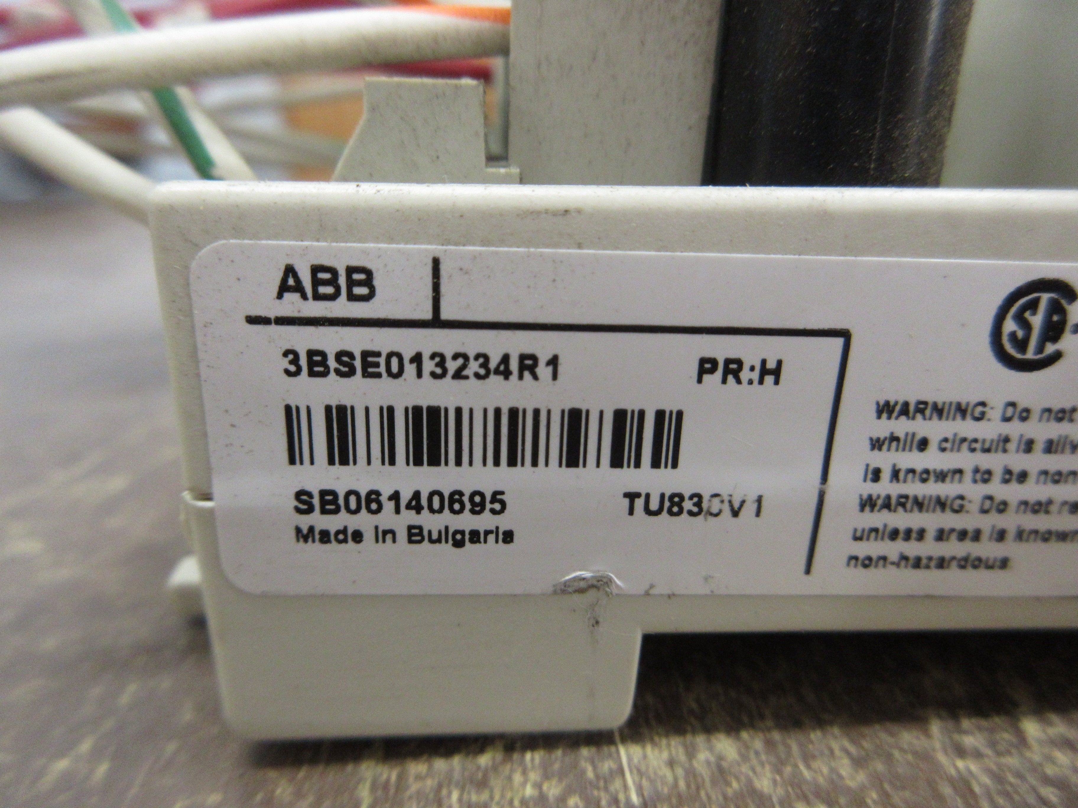 ABB TU830V1 Termination Unit Base 3BSE013234R1 PR:H 3BSE 008 538R1 Passive Unit