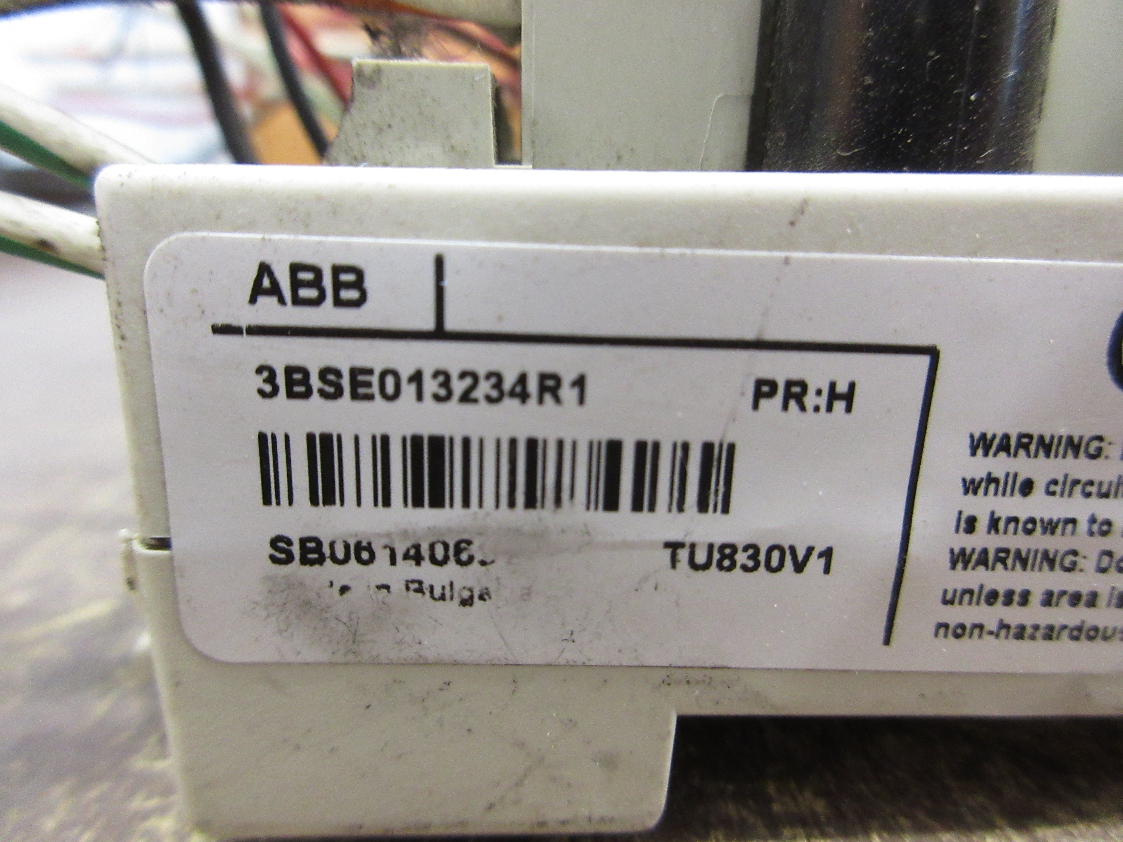 ABB TU830V1 Termination Unit Base 3BSE013234R1 PR:H Used