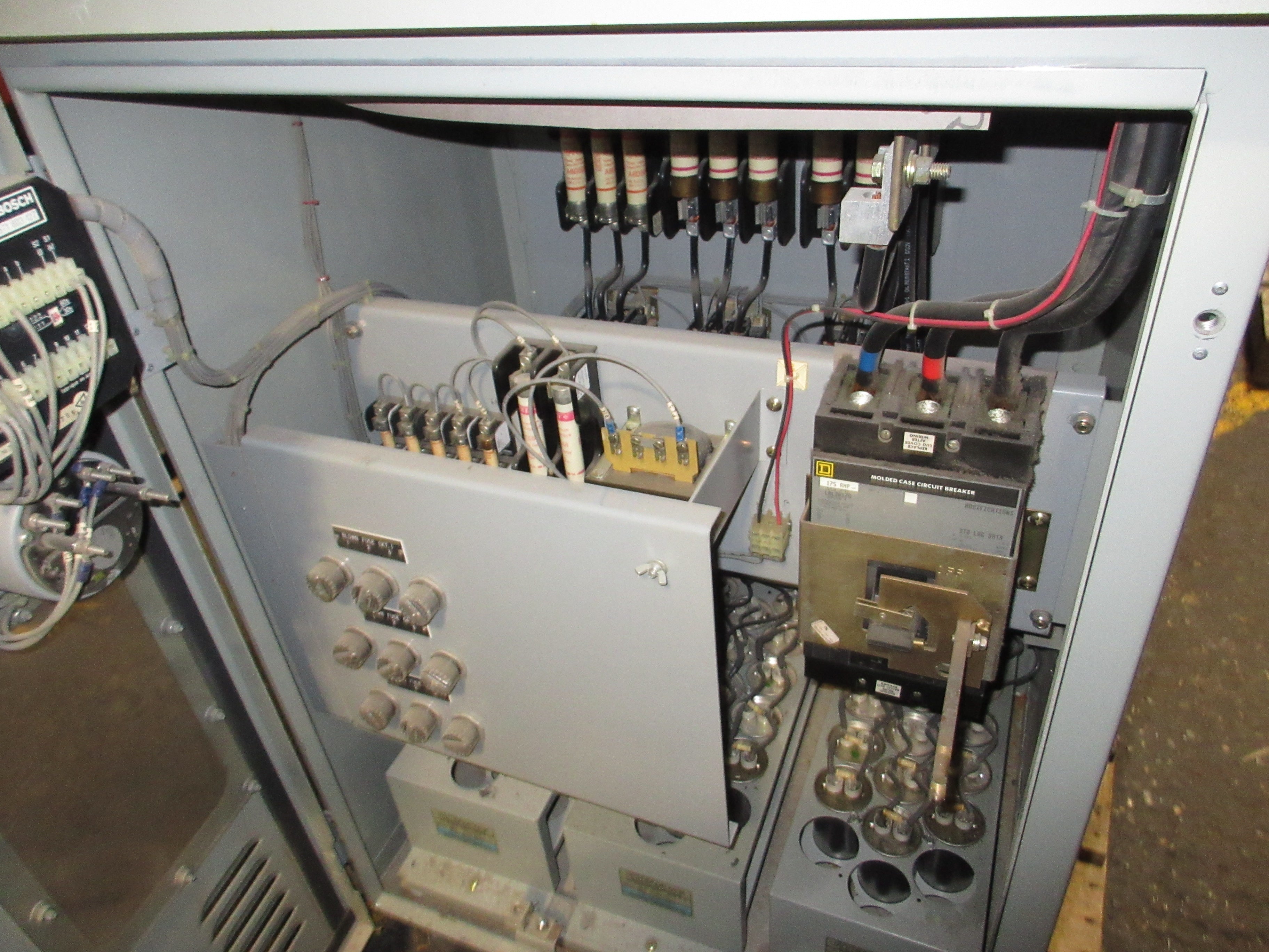 RTE Aerovox Capacitor APFC 100kVAR 480V 175A 3Ph 3W Bosh M739.7 Controller Used