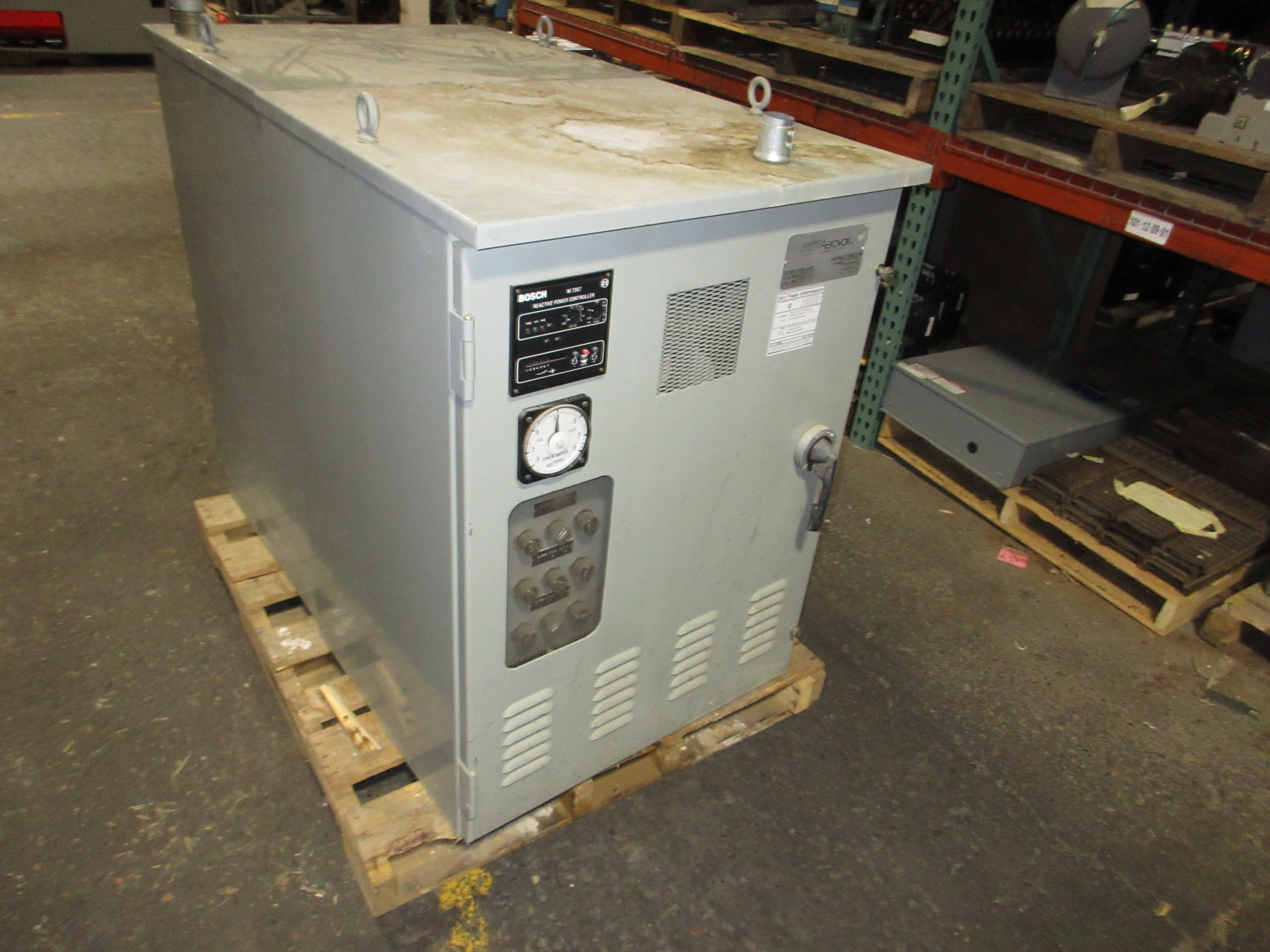 RTE Aerovox Capacitor APFC 75kVAR 480V 125A 3Ph 3W Bosch M 739.7 Controller Used