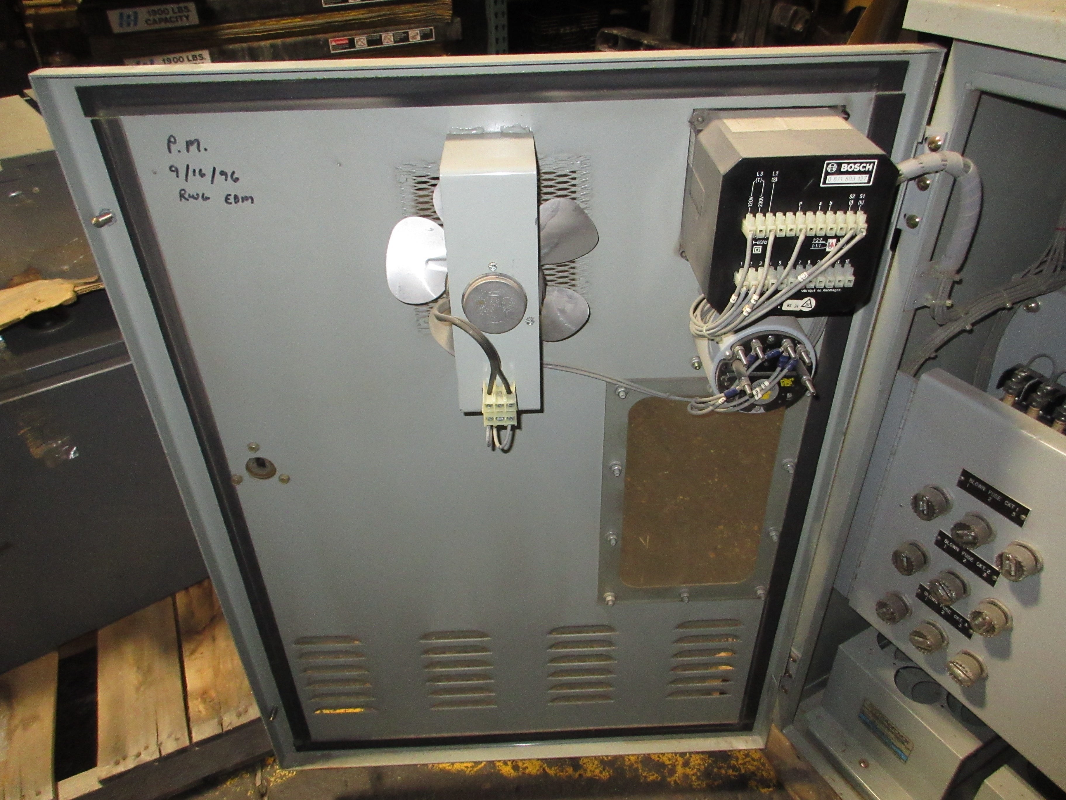 RTE Aerovox Capacitor APFC 75kVAR 480V 125A 3Ph 3W Bosch M 739.7 Controller Used