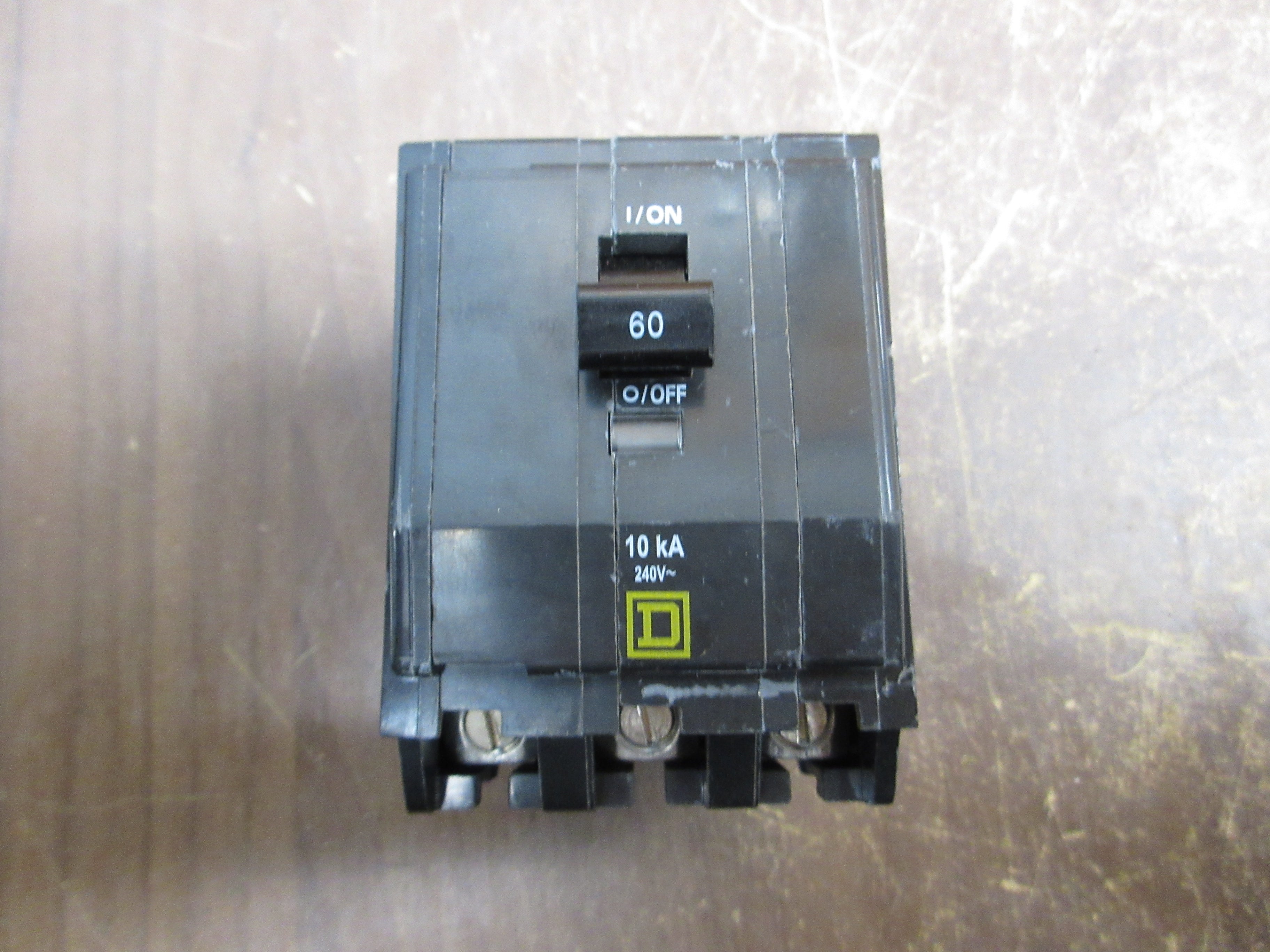 Square D Bolt-On Circuit Breaker QOB360 60A 240V 3P Used