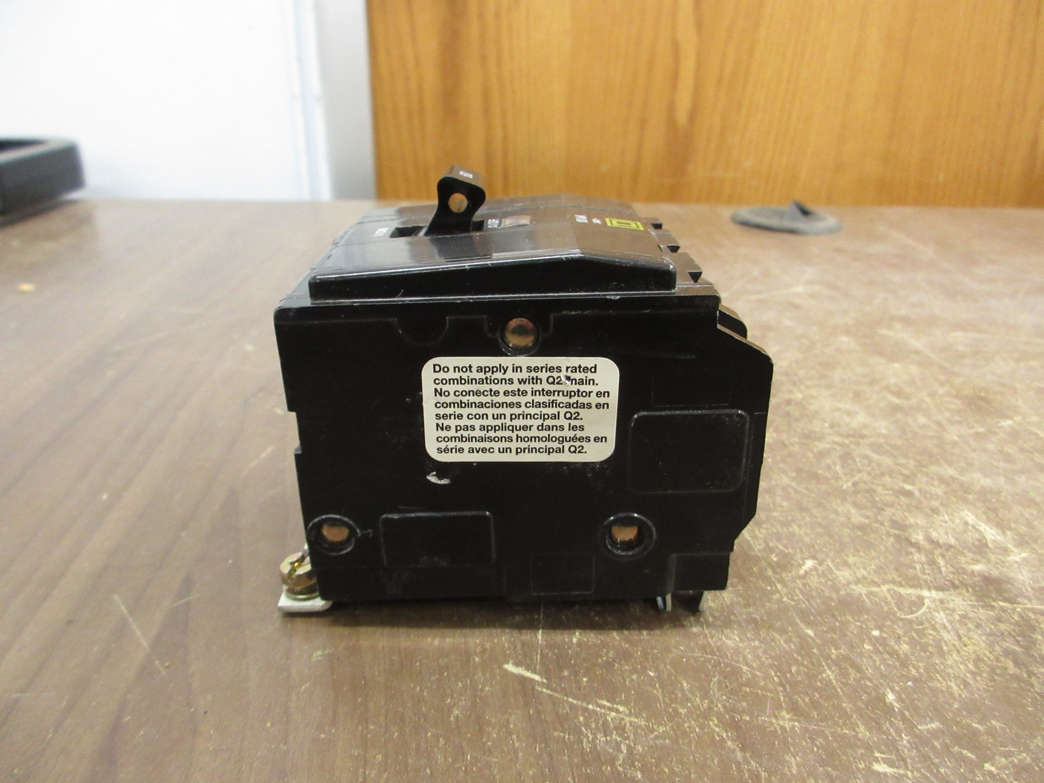 Square D Bolt-On Circuit Breaker QOB360 60A 240V 3P Used