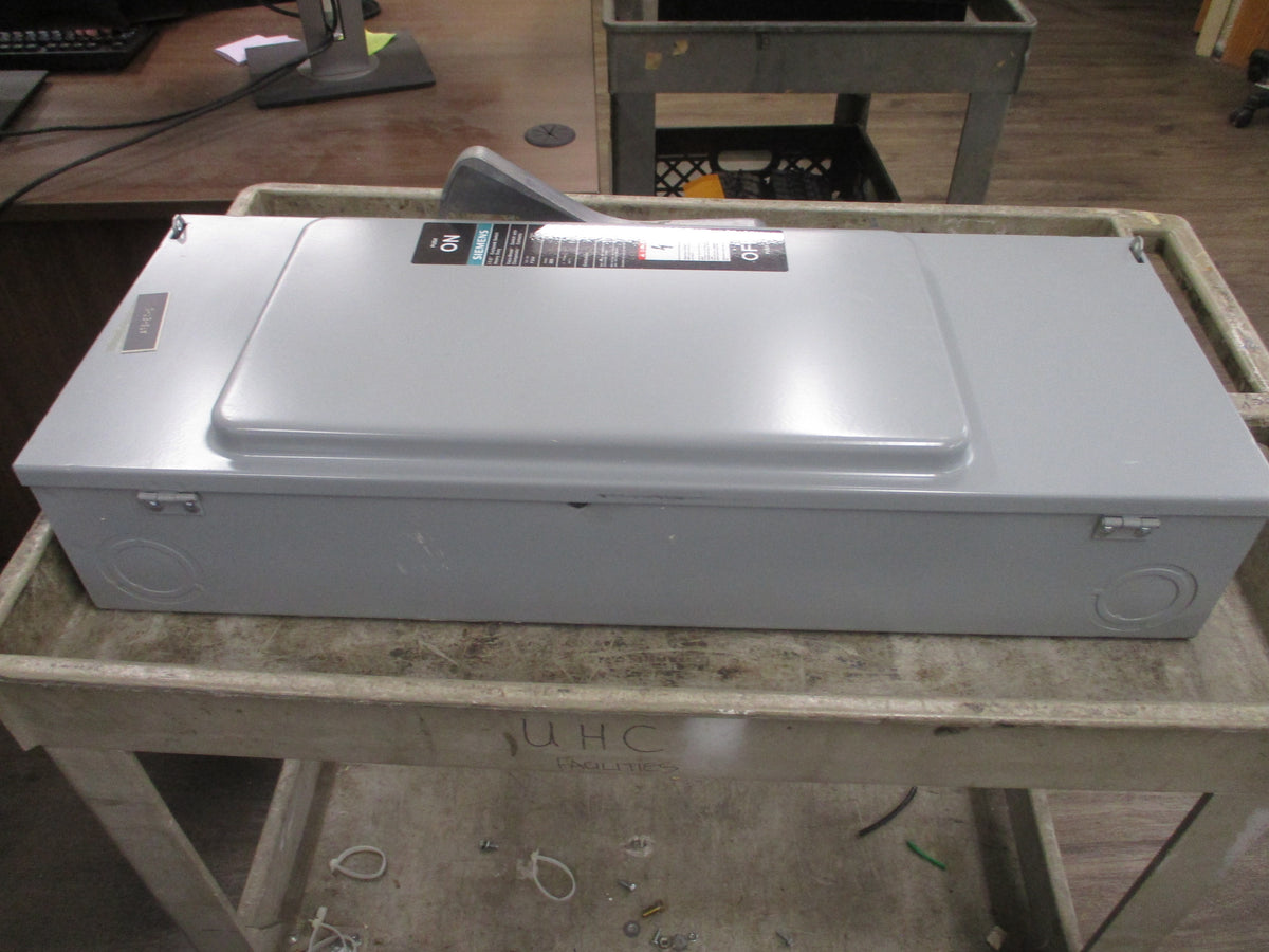 Siemens Fusible Safety Switch/Disconnect F354 200A 600V 3P Used