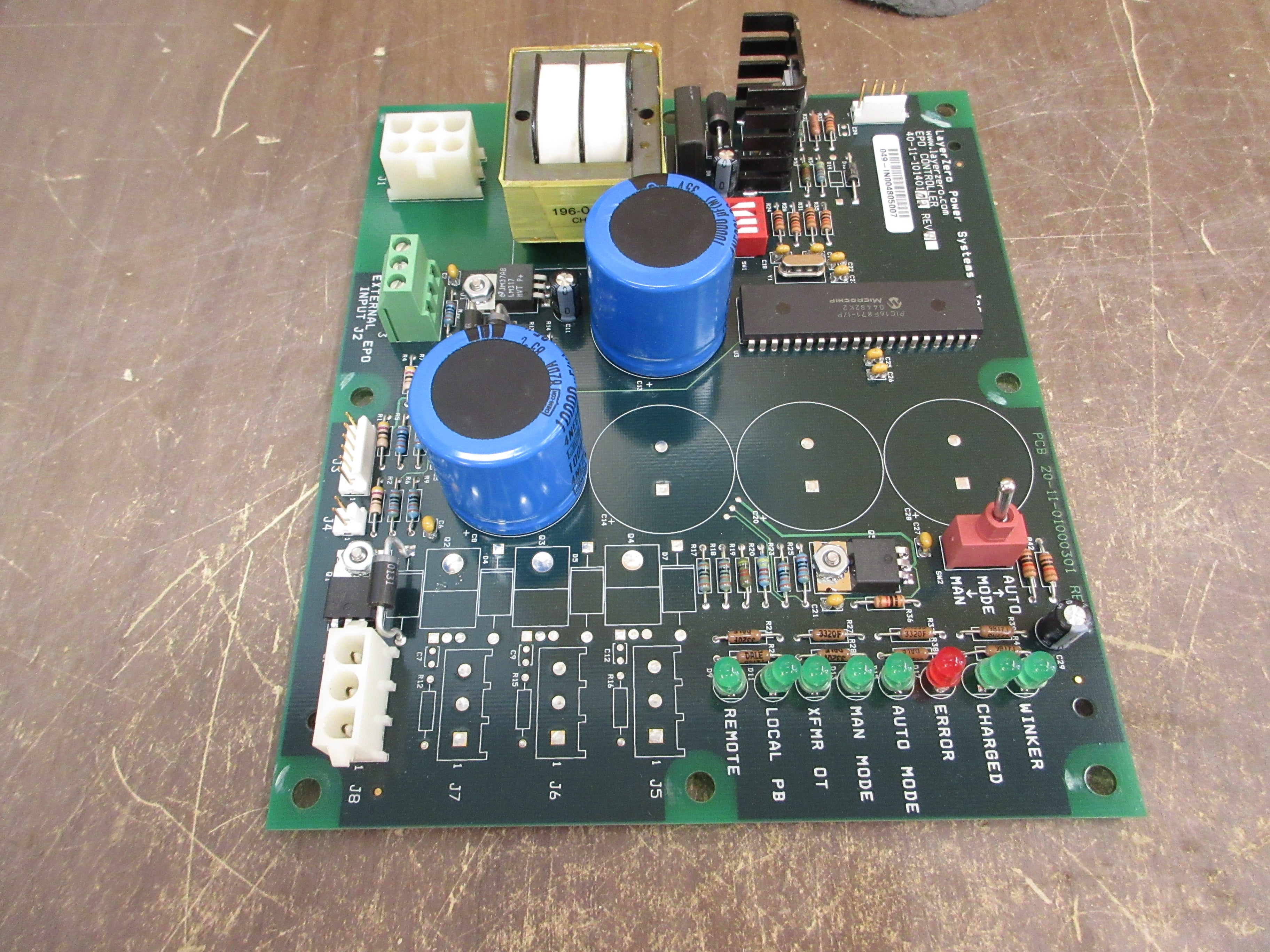 LayerZero EPO Controller 40-11-10140102 Rev. B Used