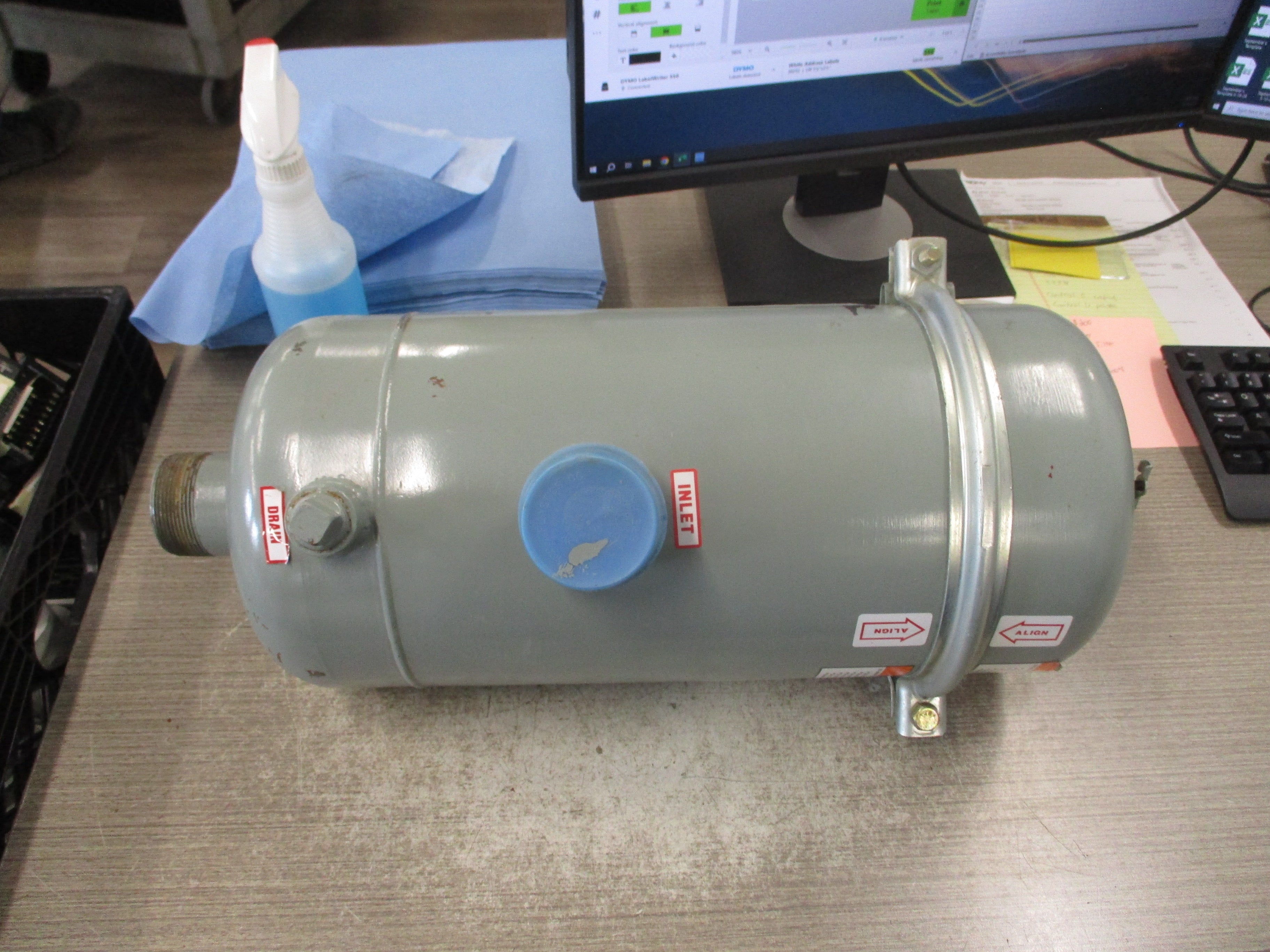 Parker FulFlo Filter FH510 100PSI @ 200°F Used