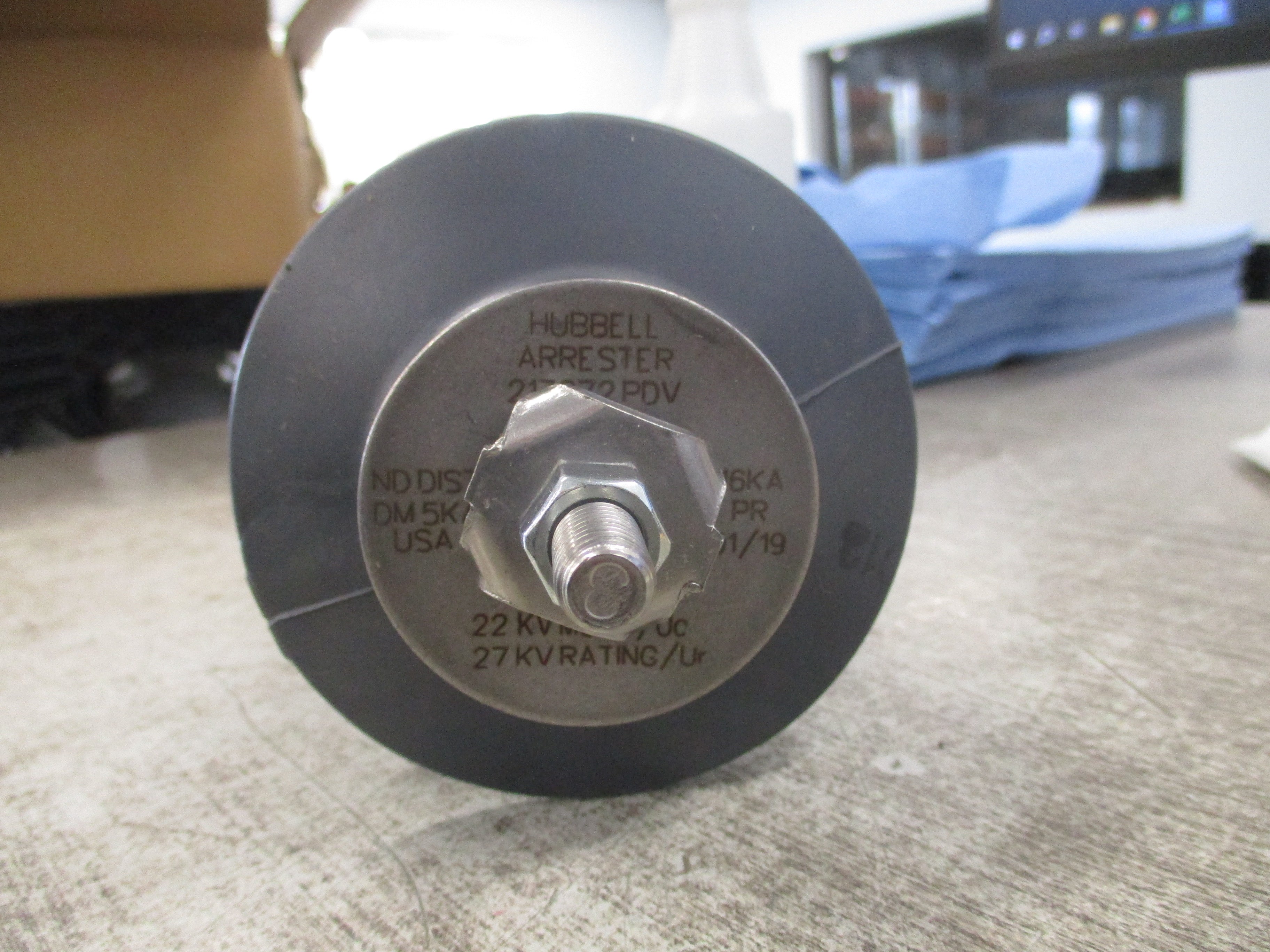 Hubbell Ohio Brass PDV65 Optima Distribution Arrester 2132727202 22KV MCOV