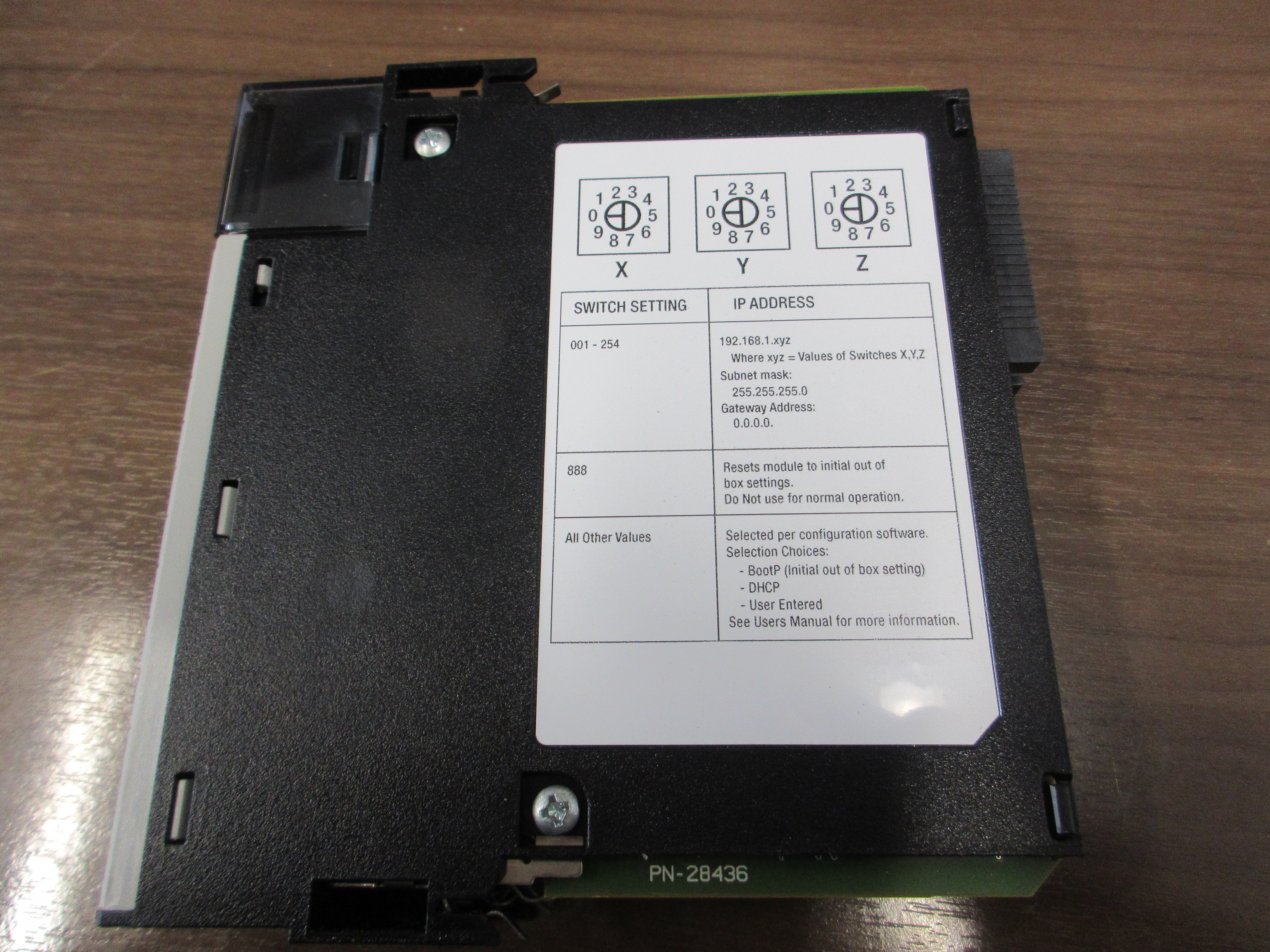 Allen-Bradley ControlLogix Hi-CAP ENET/IP Module 1756-EN2T Ser. C FW: 4.003 Used