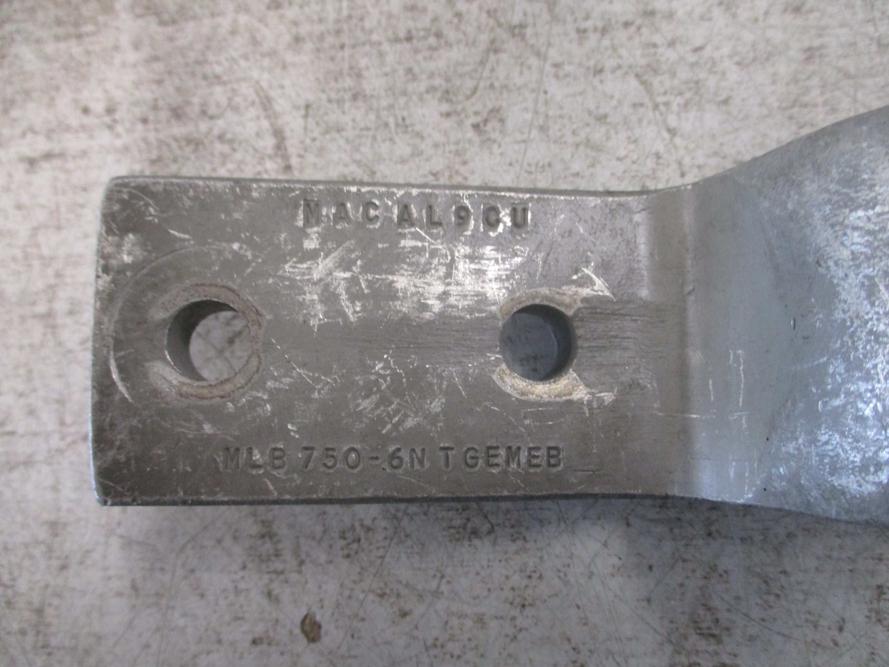 MAC Crimp Lug MLB 750-6N 2-Hole 750mcm *No Box* New Surplus