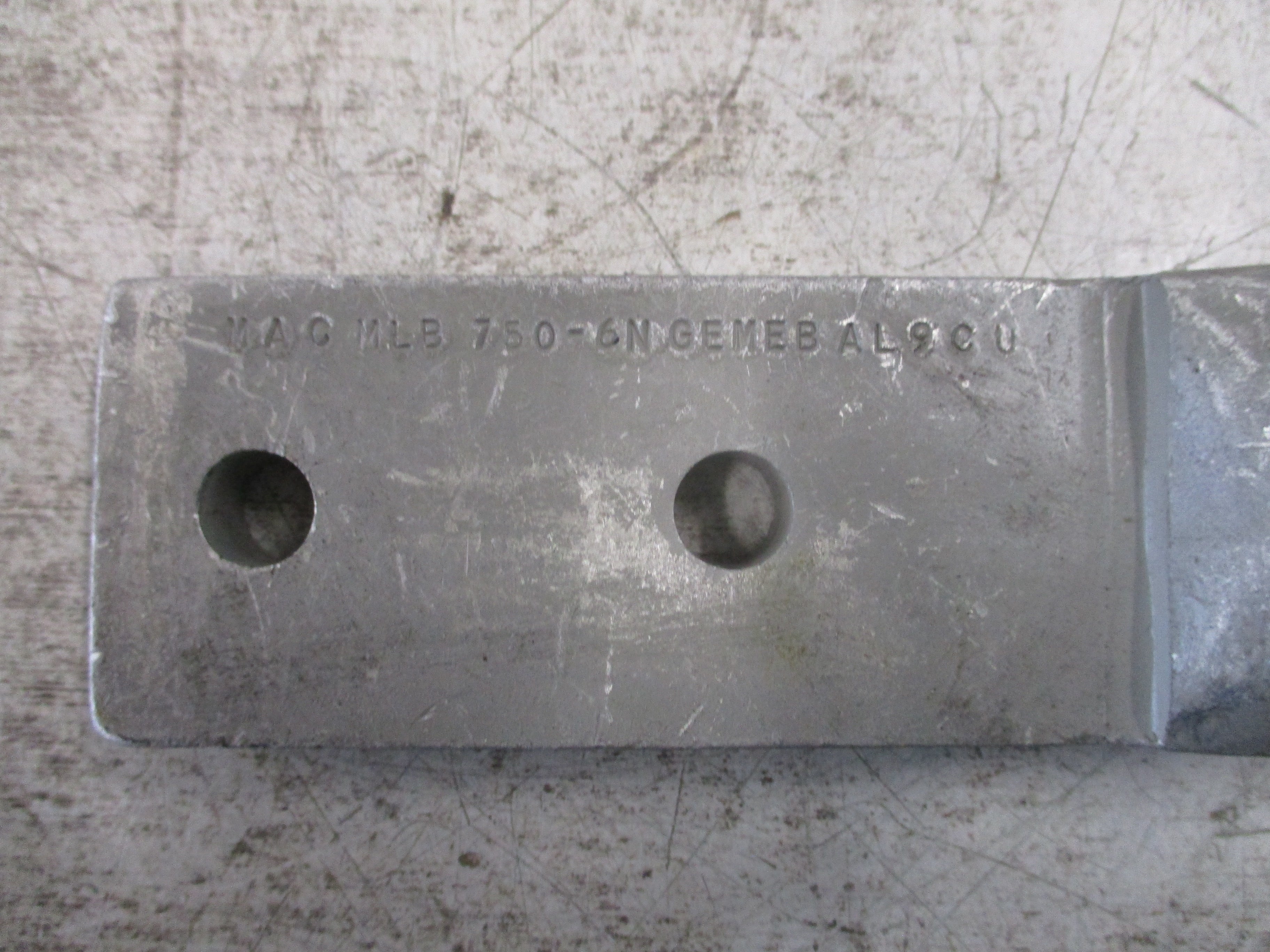 MAC Crimp Lug MLB 750-6N 2-Hole 750mcm *No Box* New Surplus