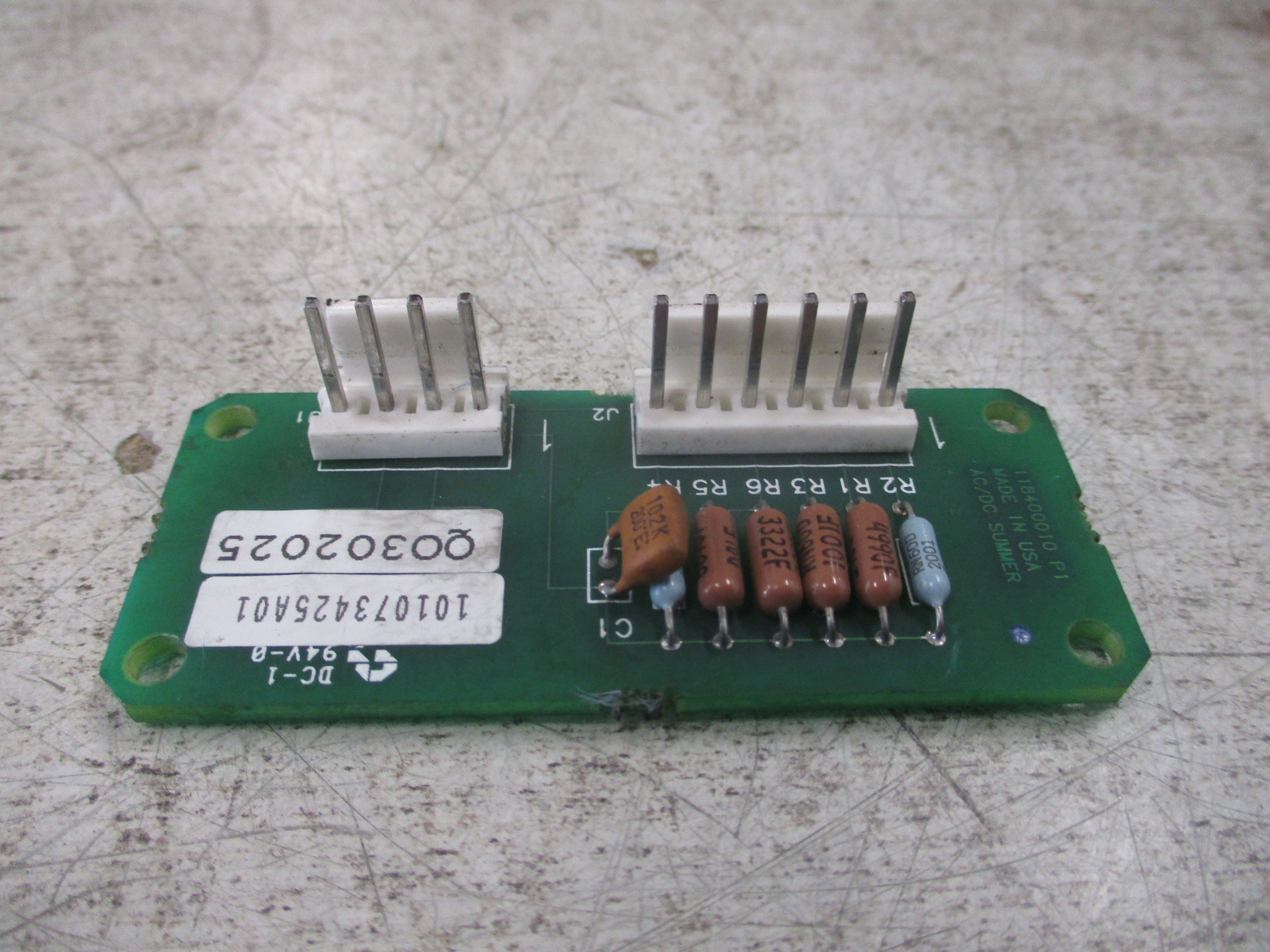 Eaton AC/DC Summer Board 101073425 Rev. A01 Used