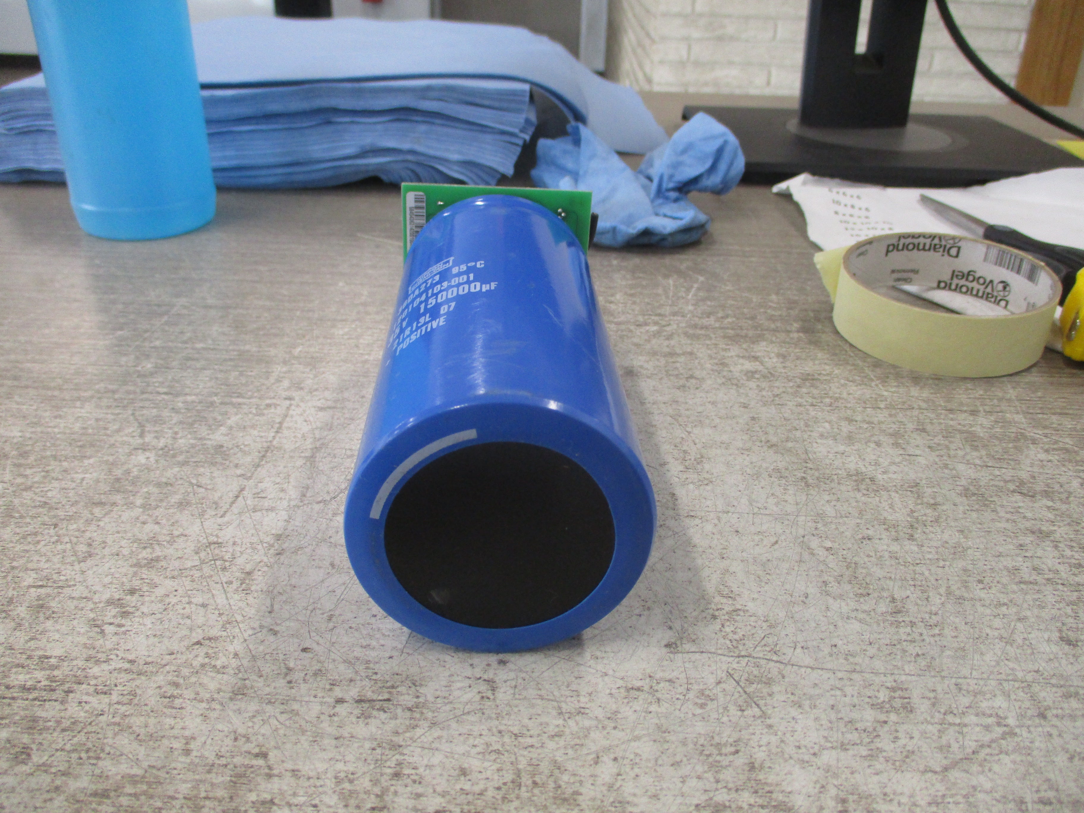 Nippon Chemi-Con Capacitor W/KBS Board 120104103-001 35V 150,000uf