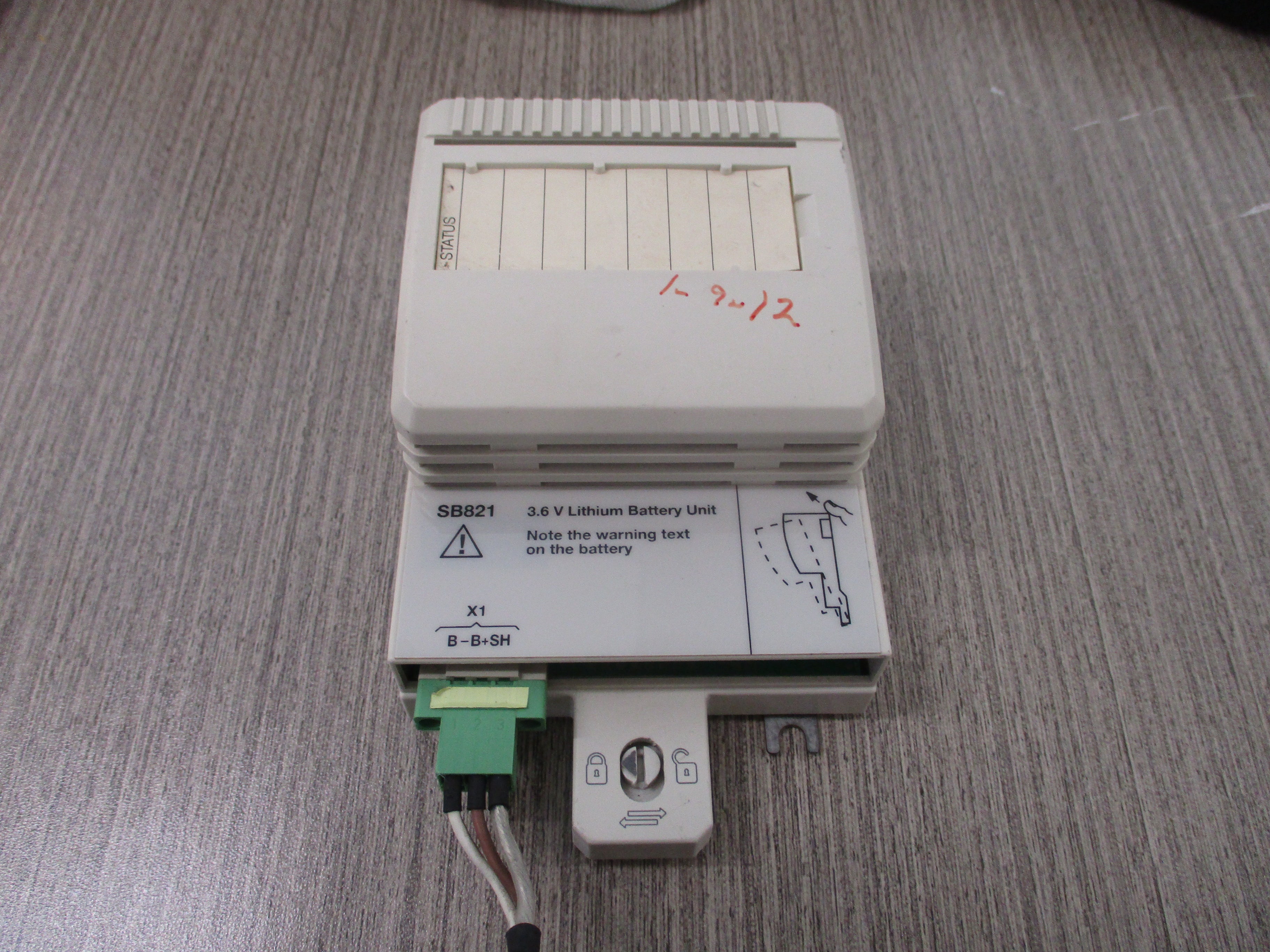 ABB SB821 Battery Unit 3BSE018109R1 PR: B Used