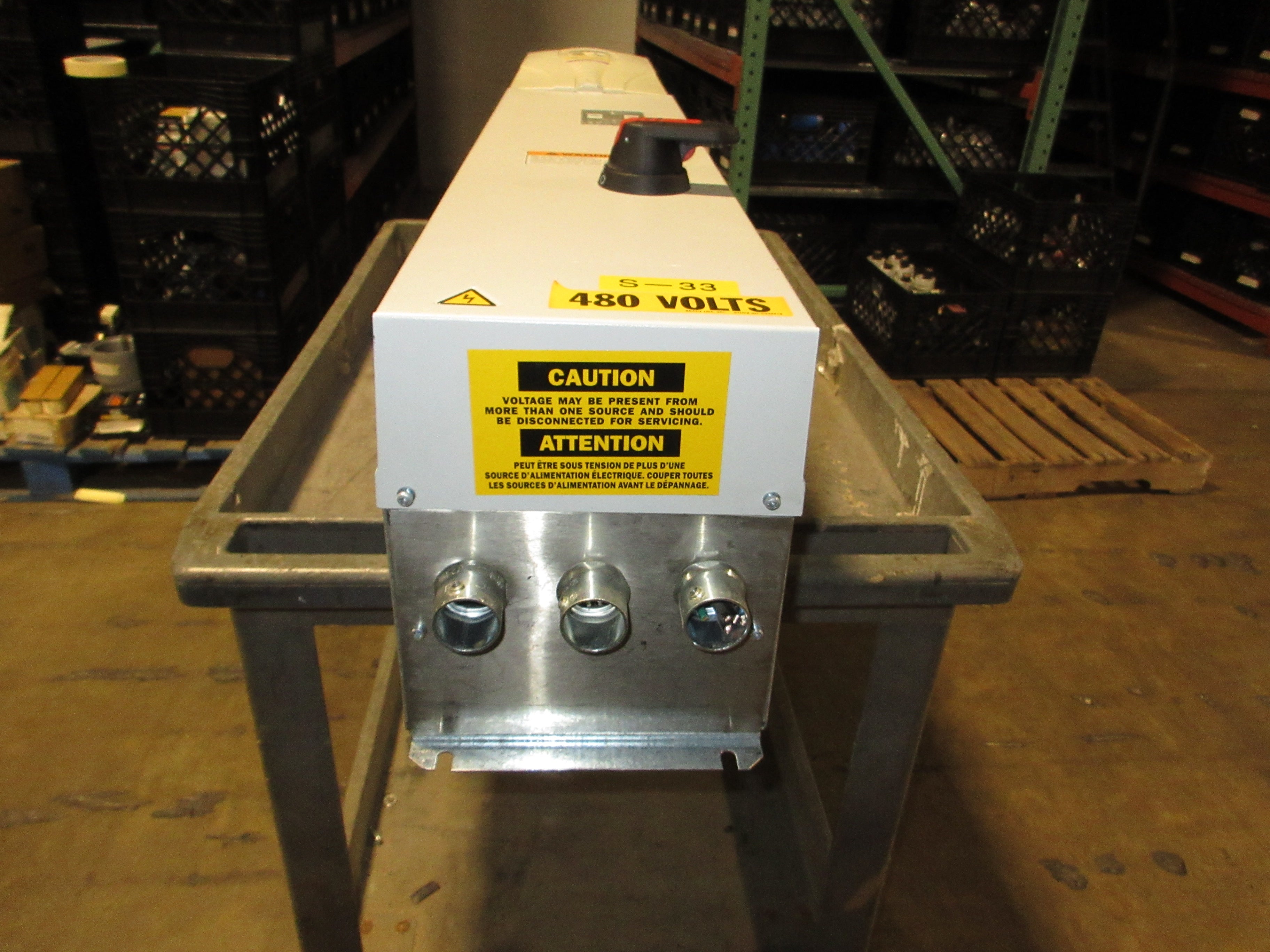 ABB ACH550 AC Drive w/ Bypass ACH550-VD-038A-4+F267 25HP 3Ph w/ Keypad Used