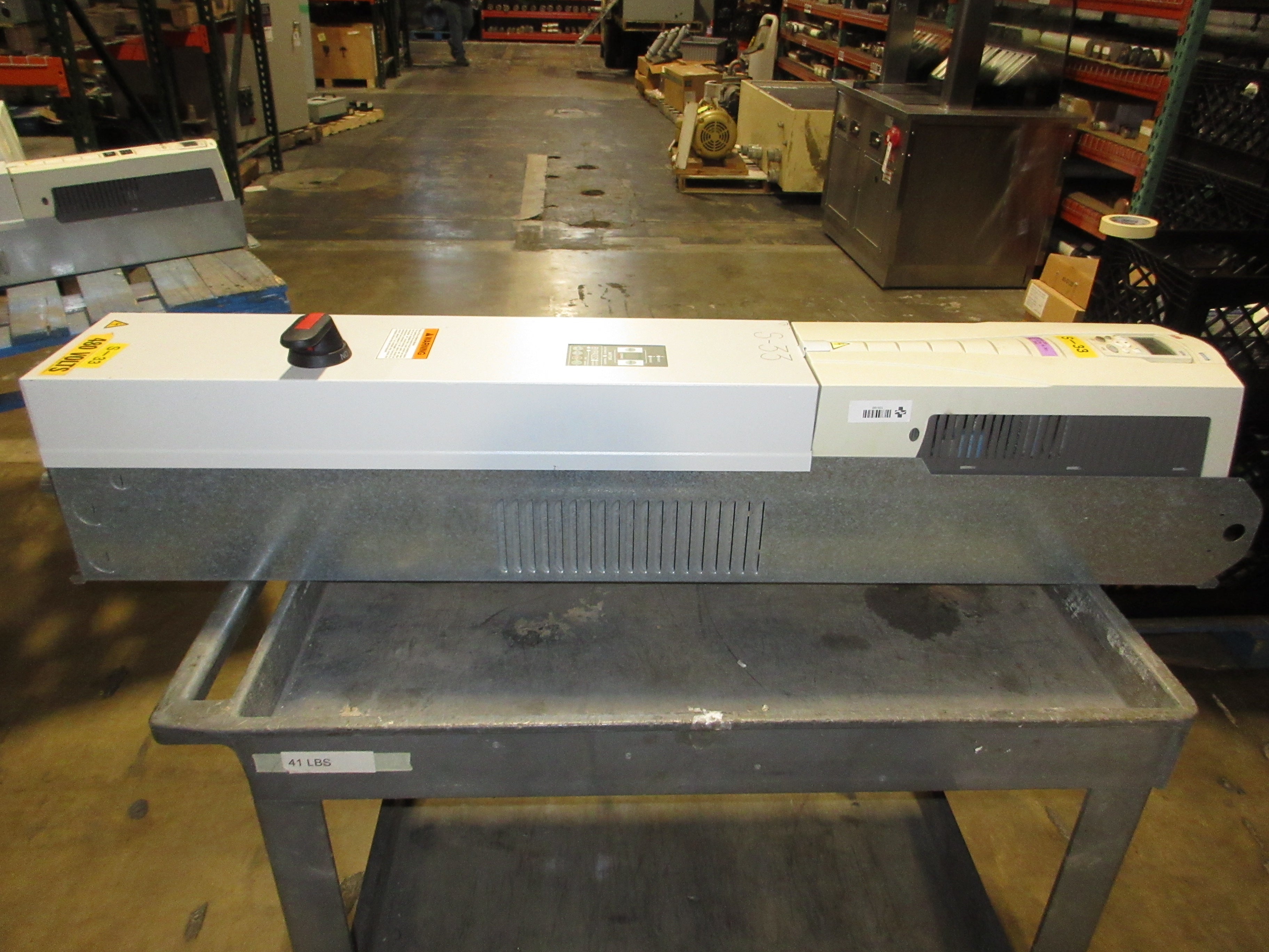 ABB ACH550 AC Drive w/ Bypass ACH550-VD-038A-4+F267 25HP 3Ph w/ Keypad Used