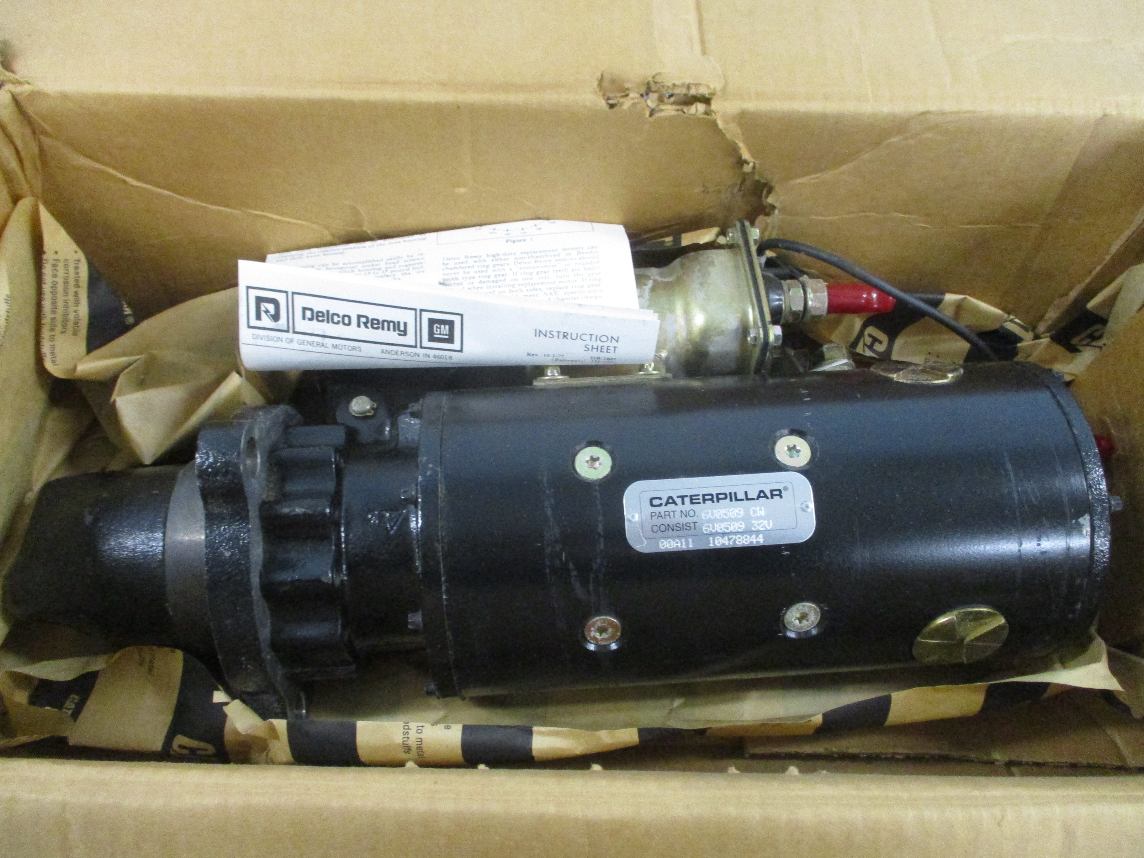 CAT Motor GP 6V0509 CW New Surplus