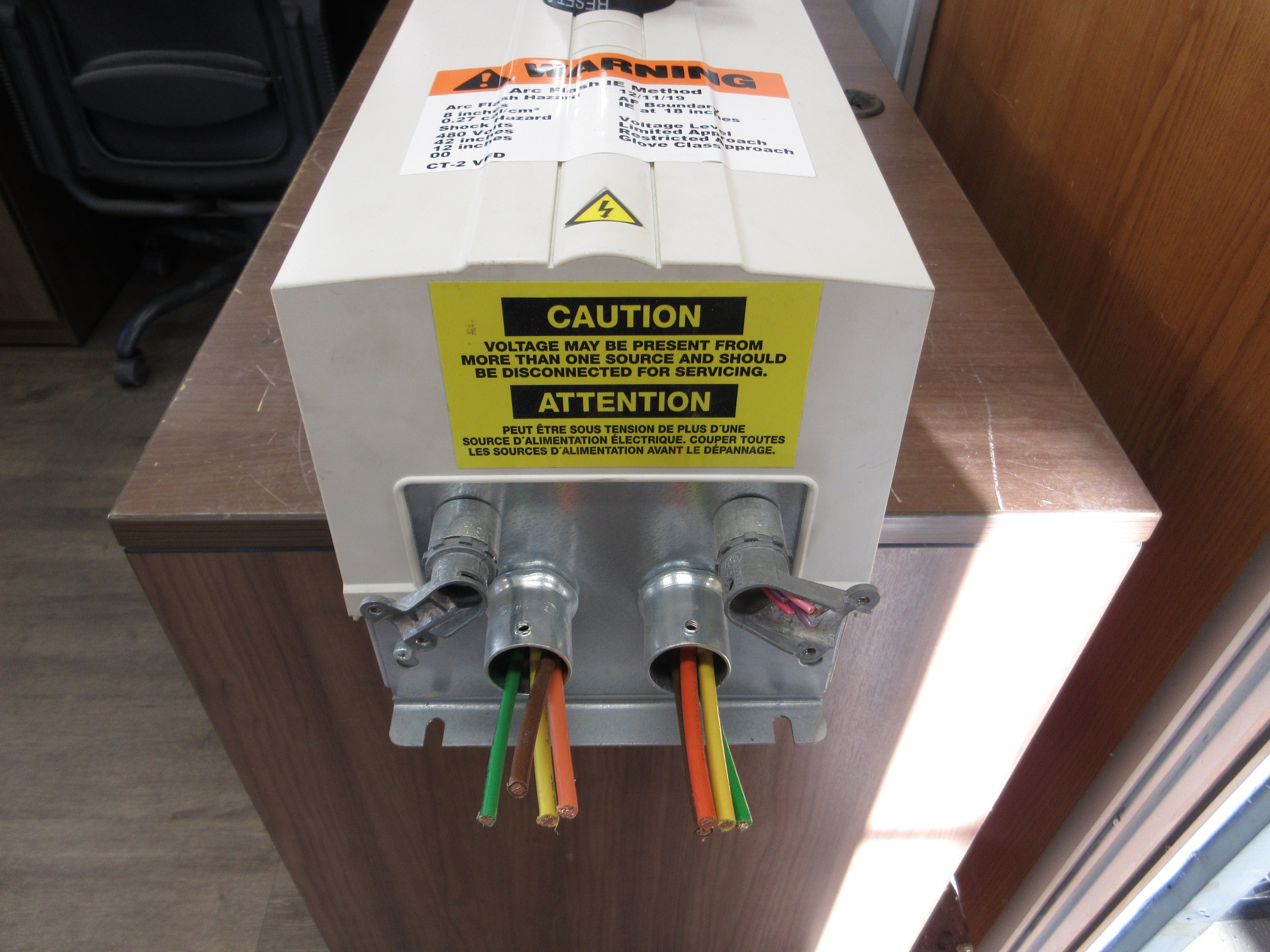 ABB ACH550 AC Drive w/ Bypass ACH550-VCR-045A-4+F267 30HP 3Ph w/ Keypad Used