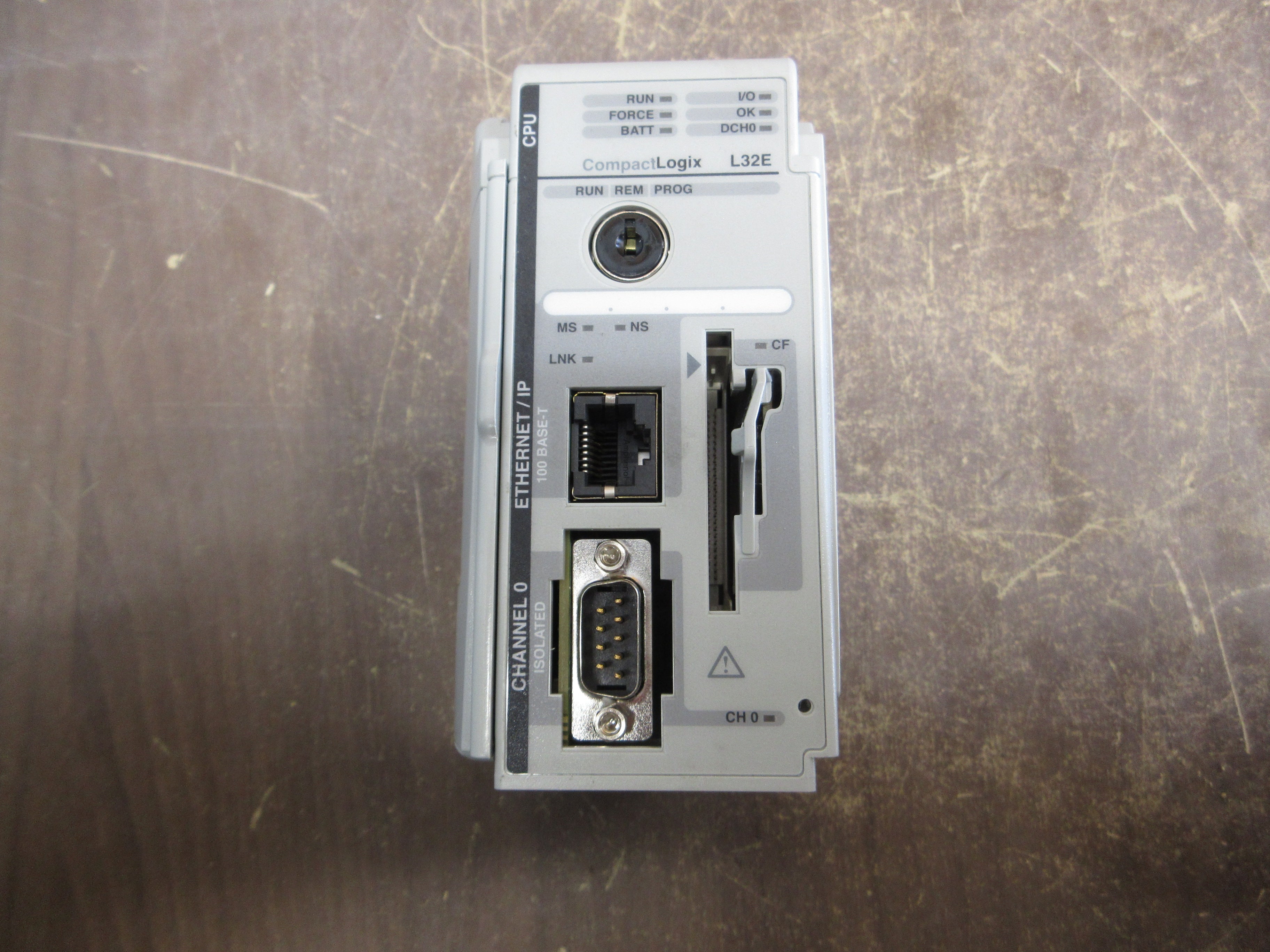 Allen-Bradley CompactLogix 750KB Enet Controller 1769-L32E Ser. B F/W: 1.17 Used
