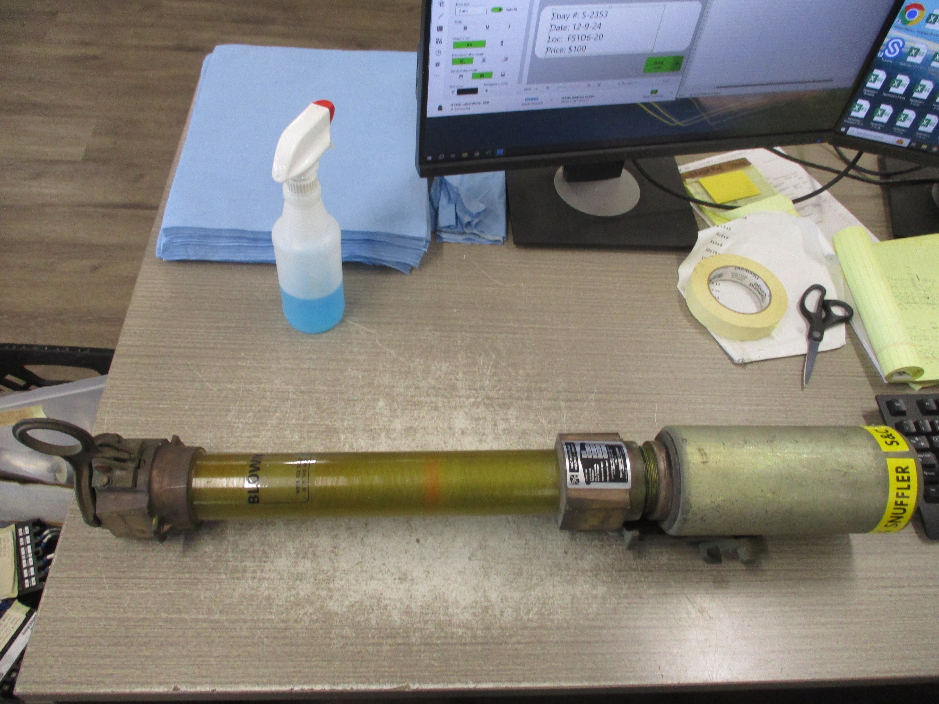 S&C Type SM-5S Fuse Holder 86642-R2 14.4KV 125E Refill Used