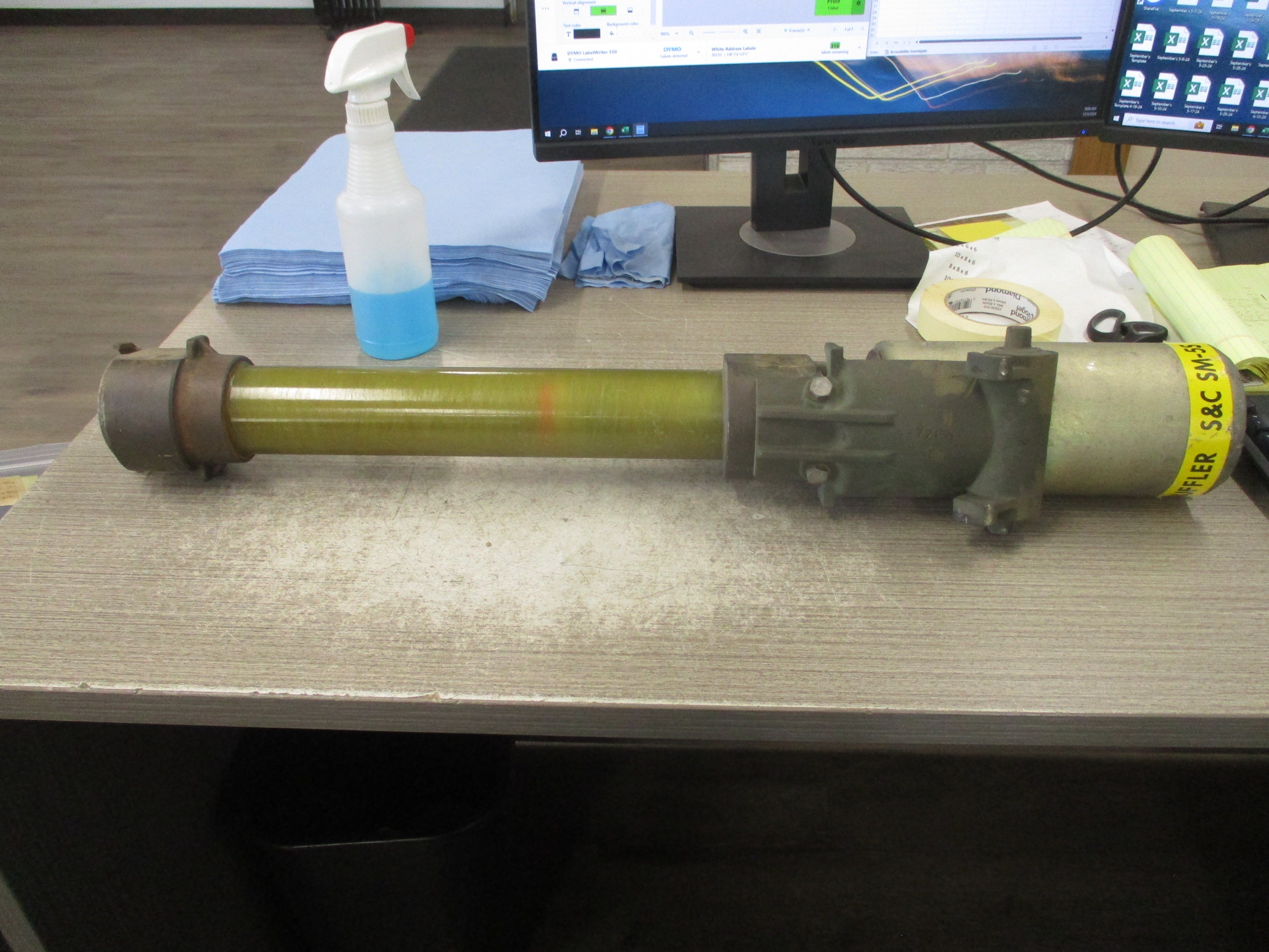 S&C Type SM-5S Fuse Holder 86642-R2 14.4KV 125E Refill Used