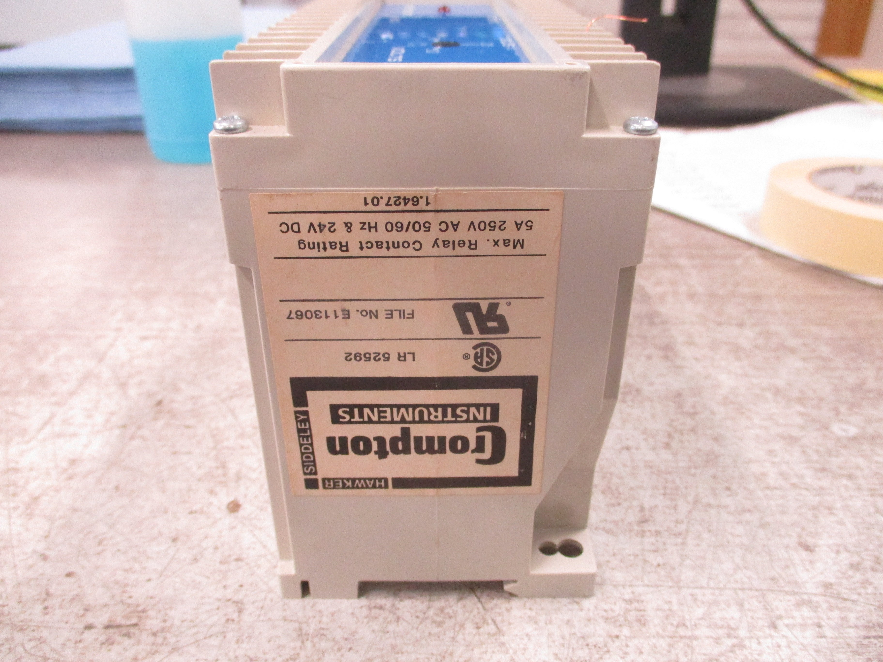 Crompton Protector Relay 256-PLDU-PQBX-C6 120V 60Hz Used