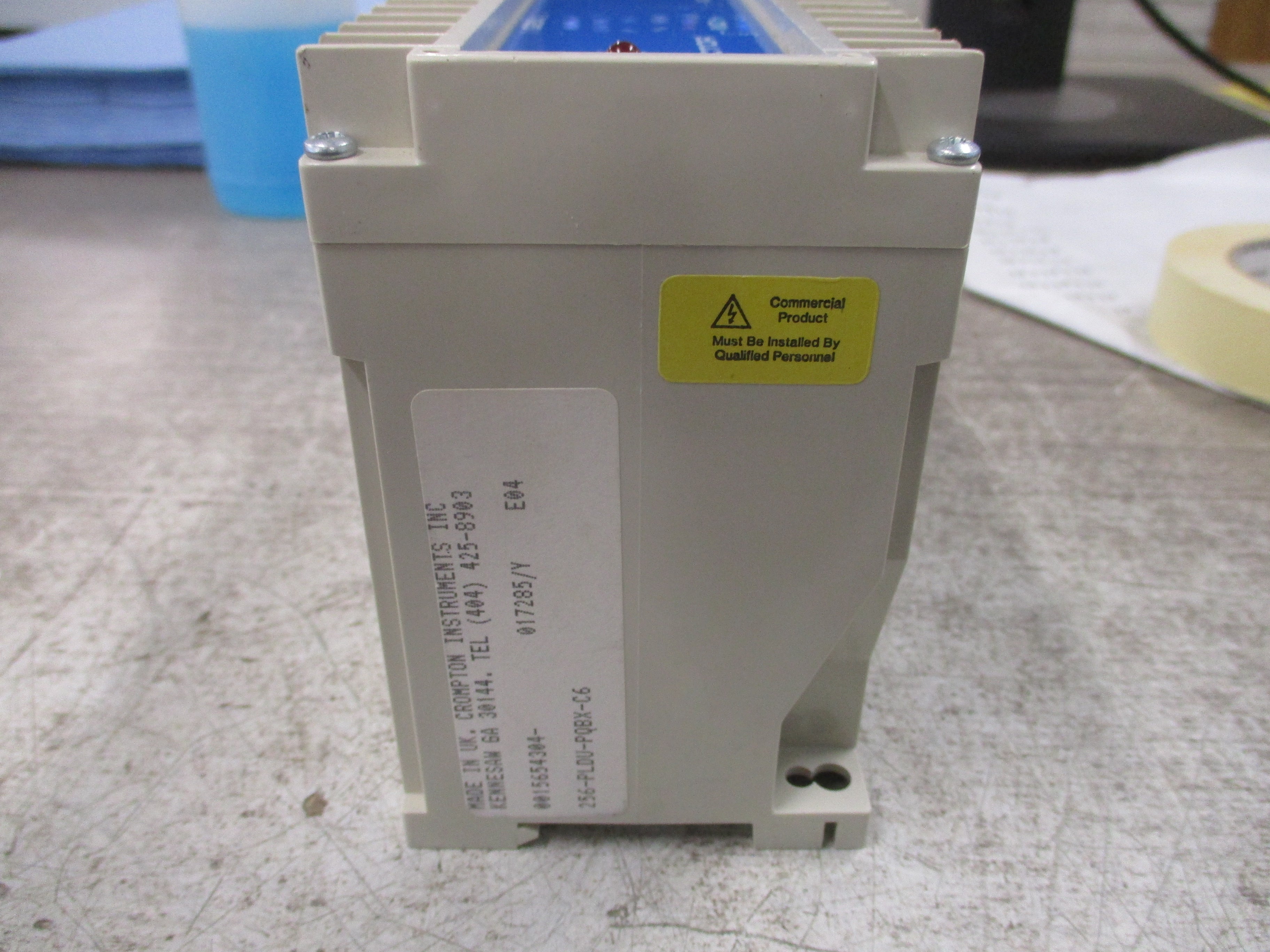 Crompton Protector Relay 256-PLDU-PQBX-C6 120V 60Hz Used