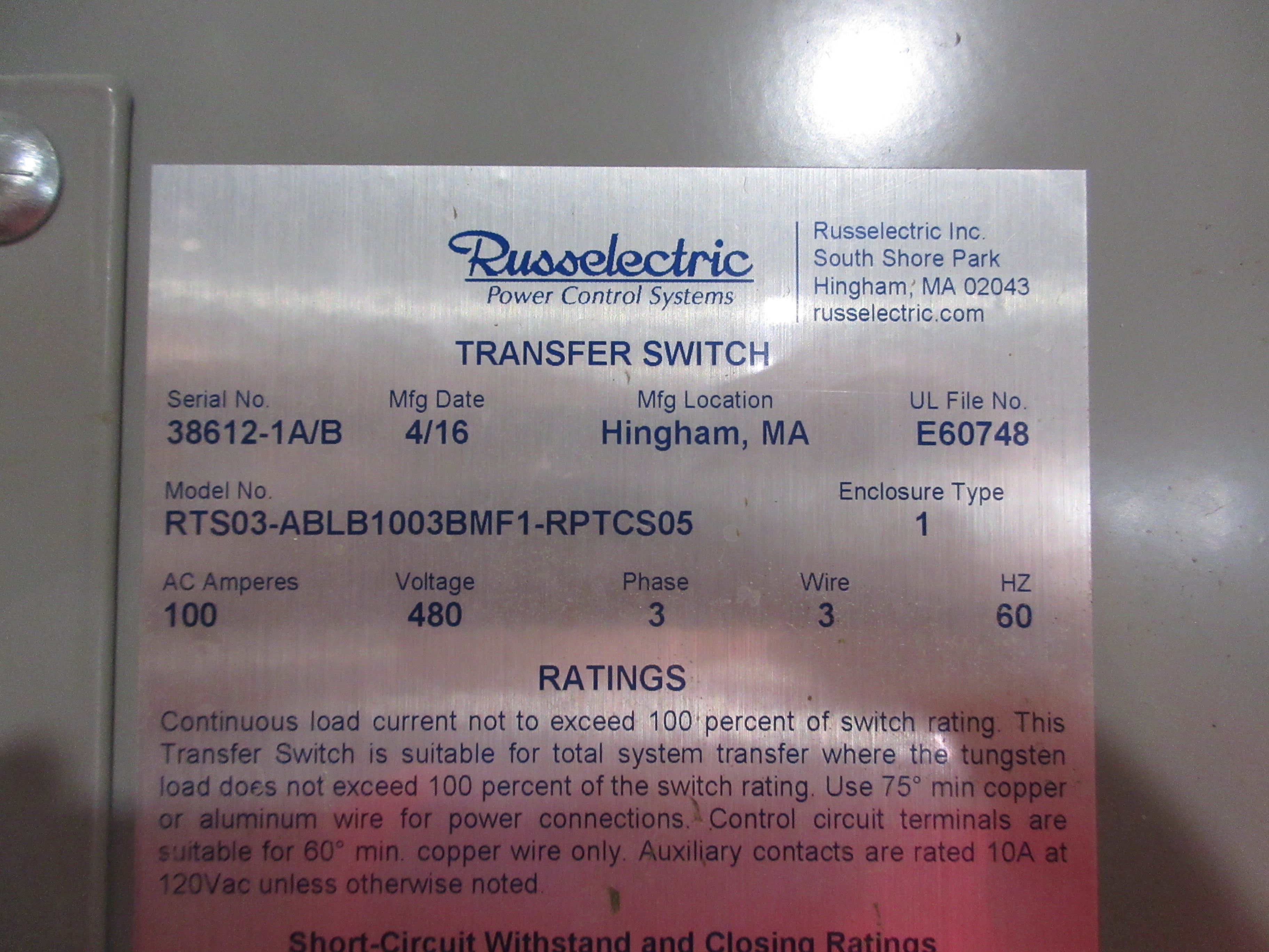 Nippon Chemi-Con U36D Capacitor 62W31L 63V 22000uF Used