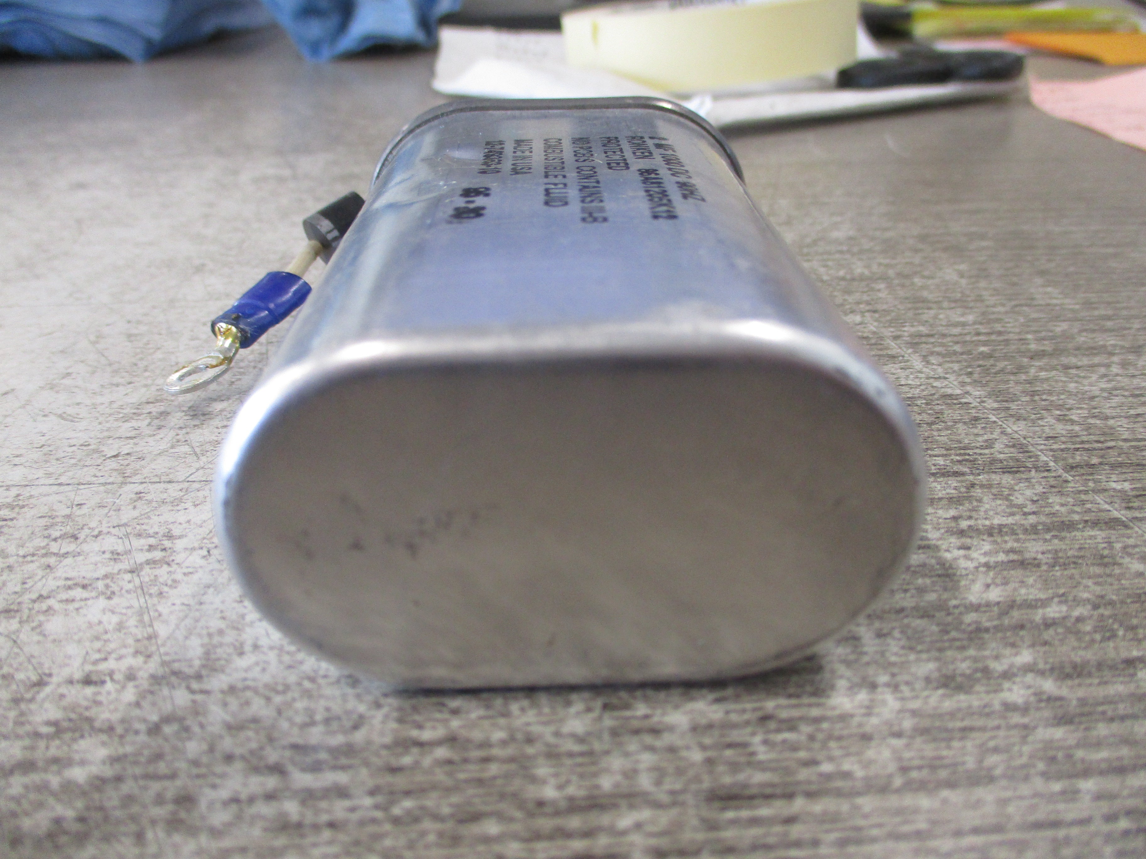 Ronken Capacitor 86A81205K12 2MF Used